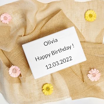 Creative Deco White Personalised Any Text Gifts for Women