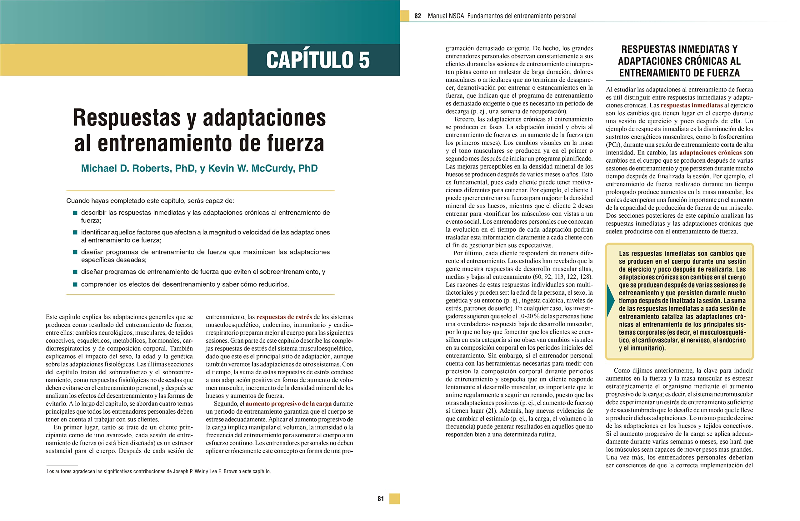Manual NSCA. Fundamentos del entrenamiento personal. Tercera edición (SIN COLECCION)