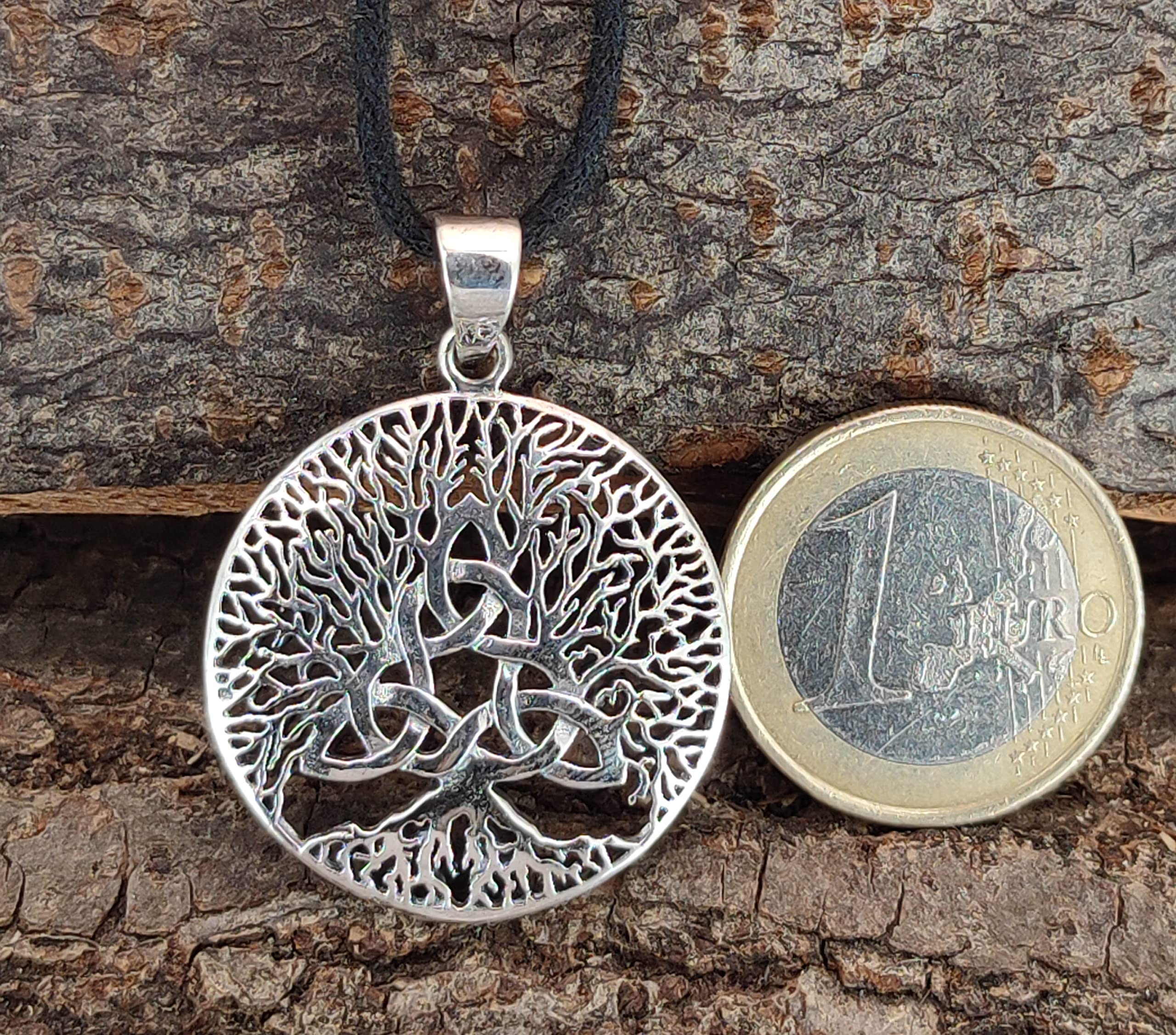 Kiss of Leather Lebensbaum Anhänger aus 925 Sterling Silber Nr. 401