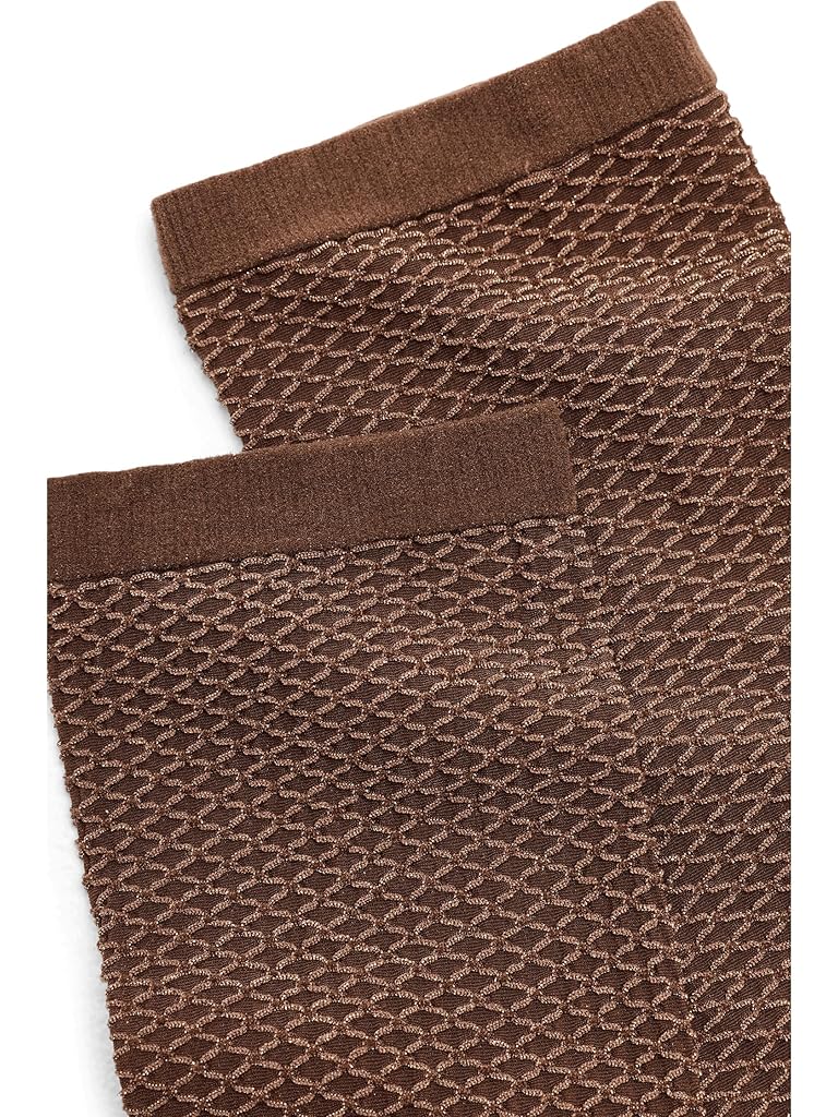 Gold Wolford Shimmer Effect Socks