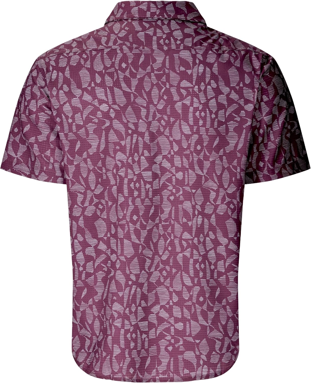 MARMOT Men's AirExchange Short Sleeve Shirt, Sugar Plum Fiesta Stripe, Large