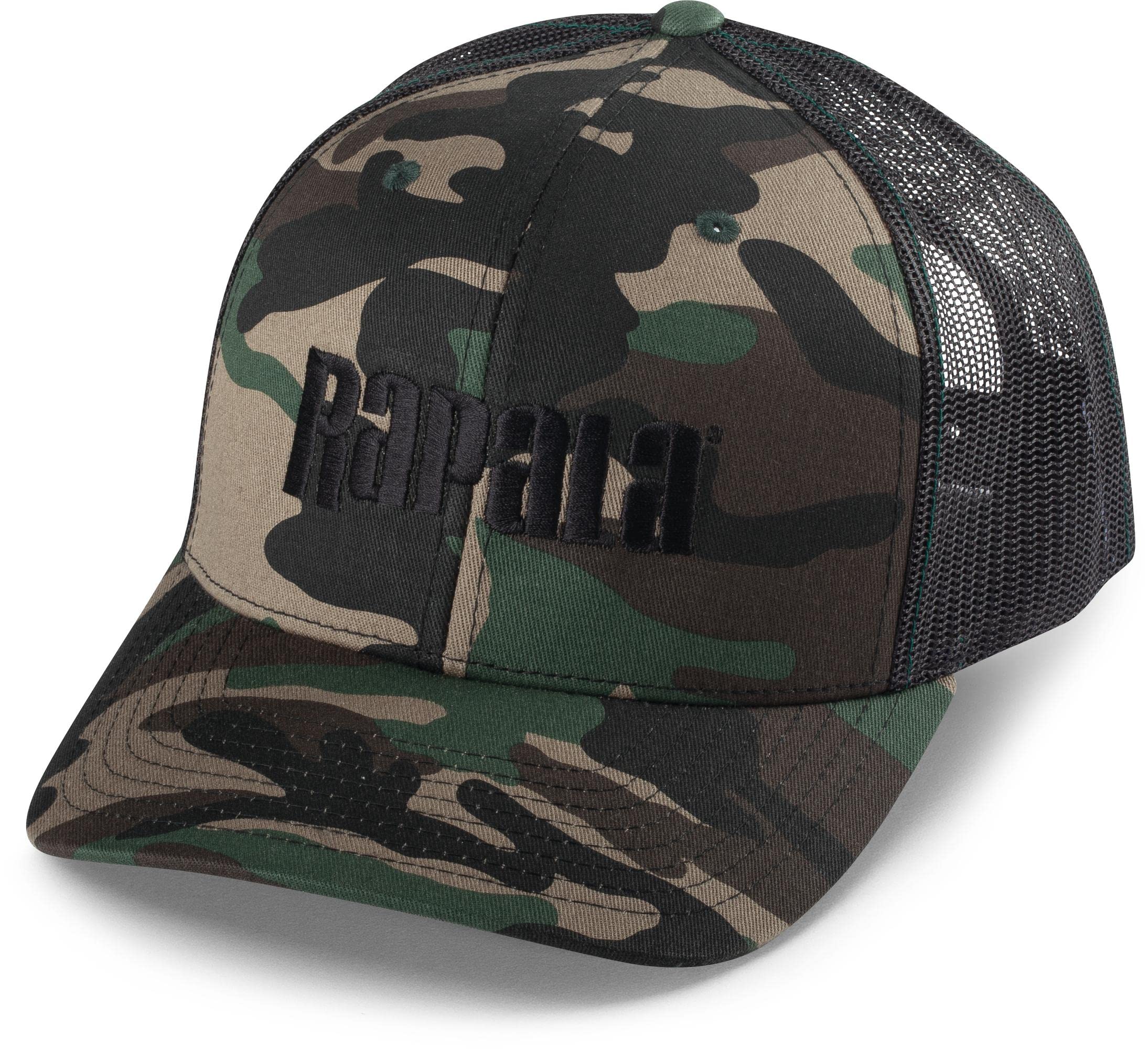 Casquette Rapala Snapback Homme - Noir Olive, Motif Poisson, Neuve Avec étiquette