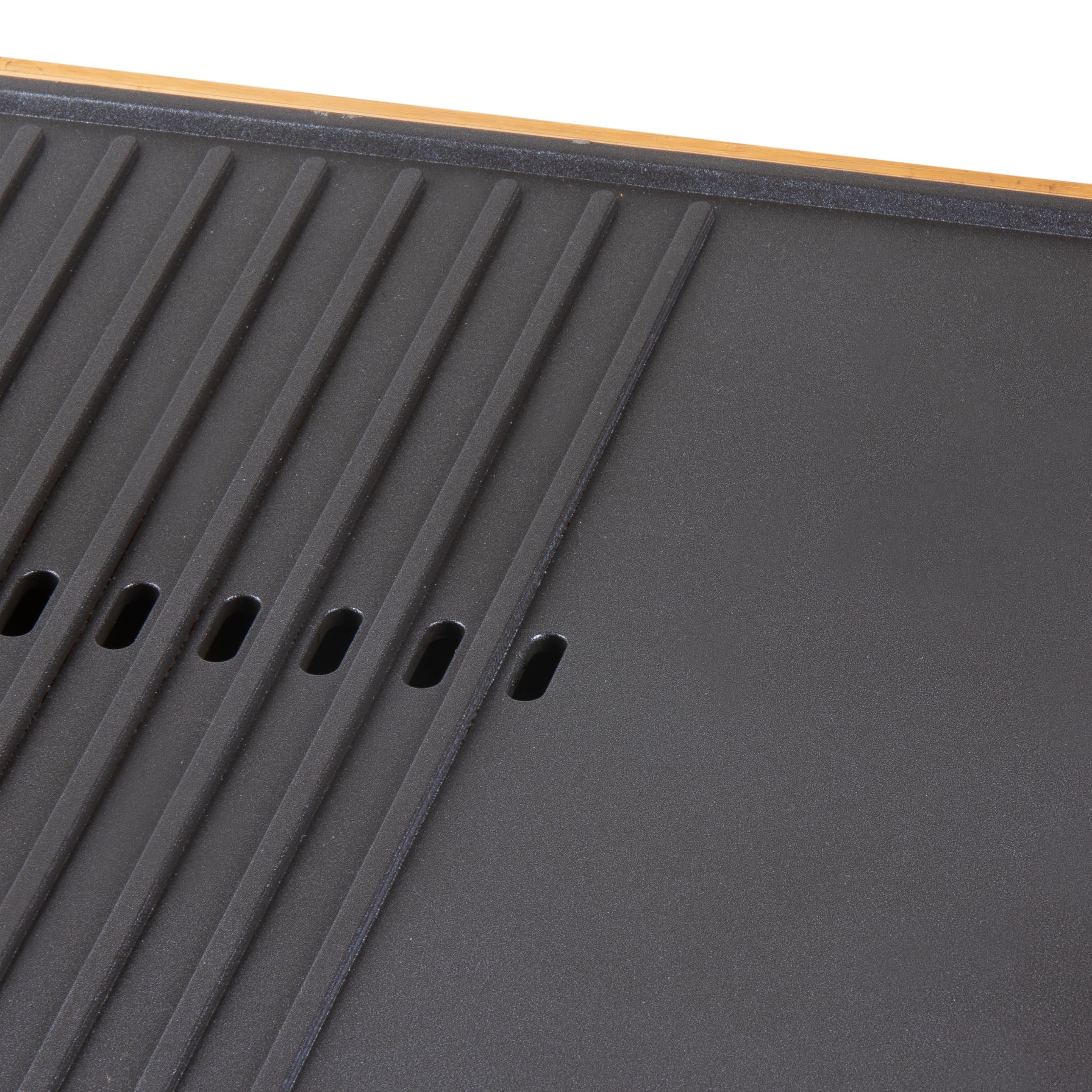 DOMO DO9271G Plancha Grill Bamboo Style 42 x 28 cm - 1800 W