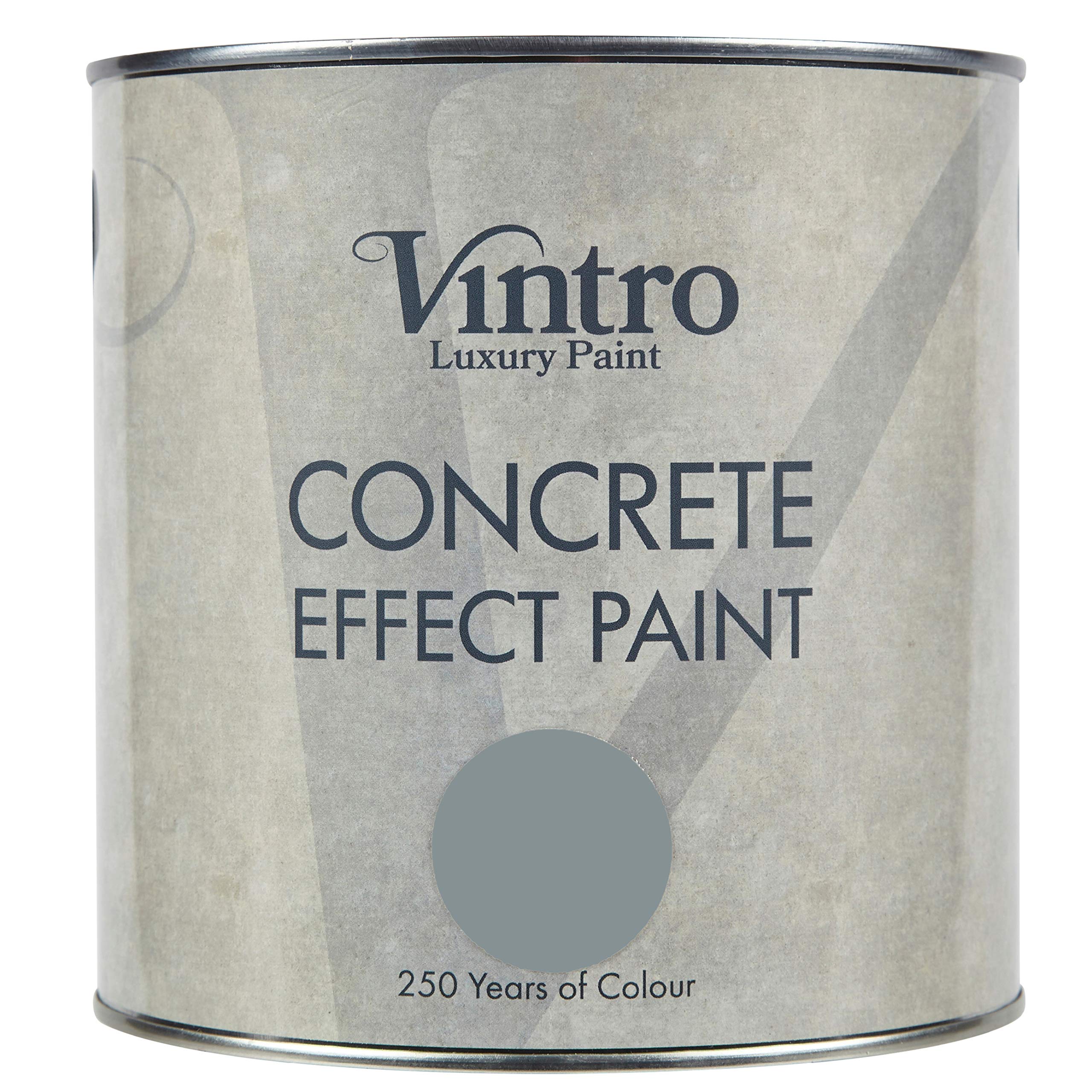 Vintro Paint Slate | Concrete Effect Paint | Blue-Grey | (Slate) 2.5L