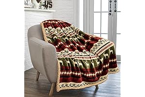 PAVILIA Premium Christmas Blanket: Reindeer Fantasy in Your Cabin Getaway