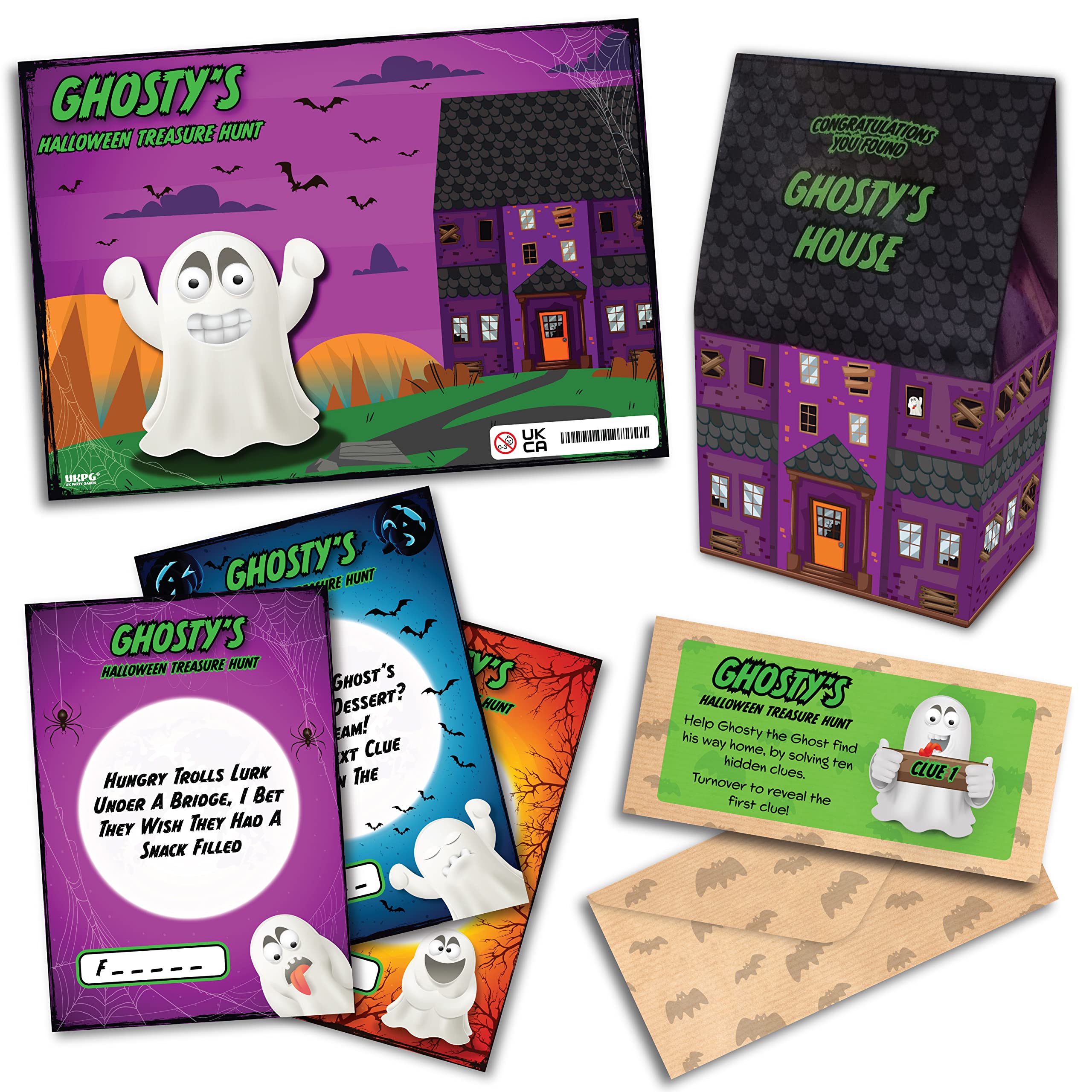 Buy Halloween Party Game GHOSTY’S HALLOWEEN TREASURE HUNT Prize