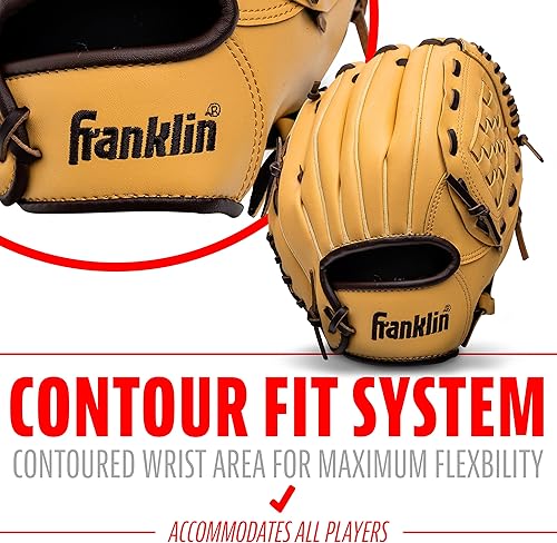 Miniatura 10 de Franklin Sports - Guante de béisbol y sóftbol Field Master - Guante de béisbol y sóftbol