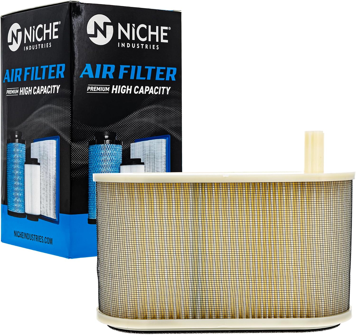 NICHE Air Filter for Yamaha 1985-2007 Vmax 1200 VMX1200 1FK-14451-00-00 Motorcycle
