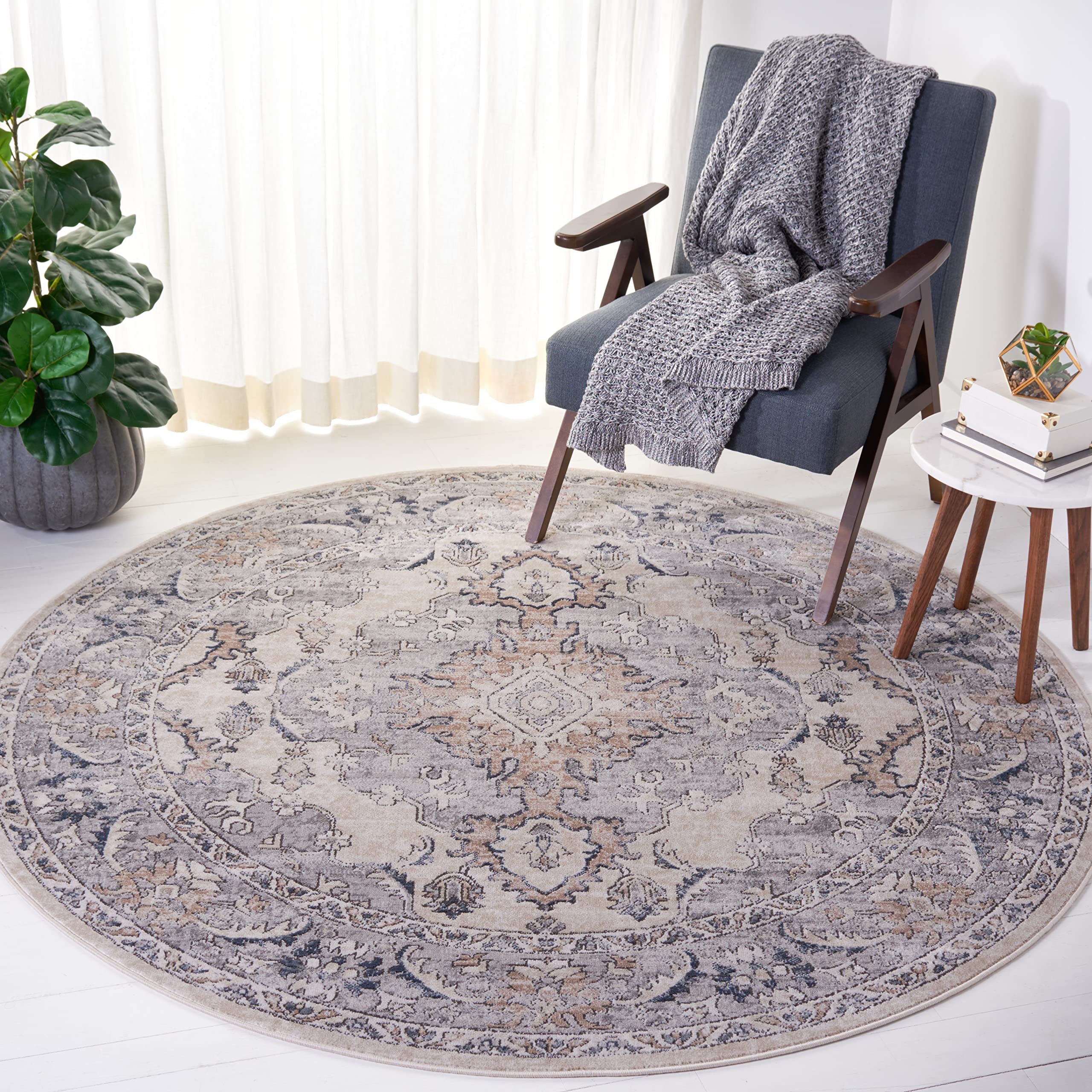 Tapis de salon Safavieh Oregon beige et gris pour créer une ambiance chaleureuse