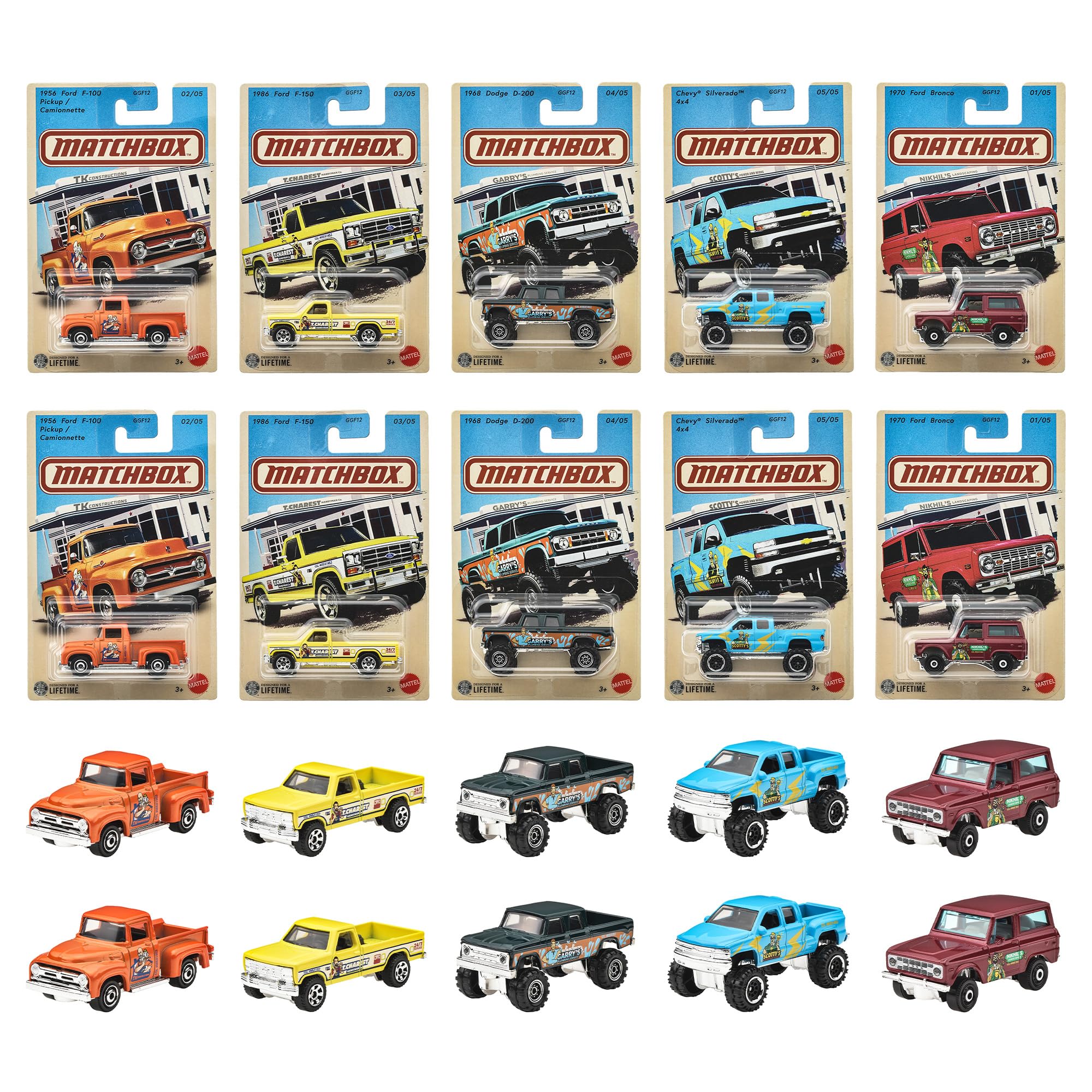 Amazon | マッチボックス(Matchbox) テーマ アソート - トラックス