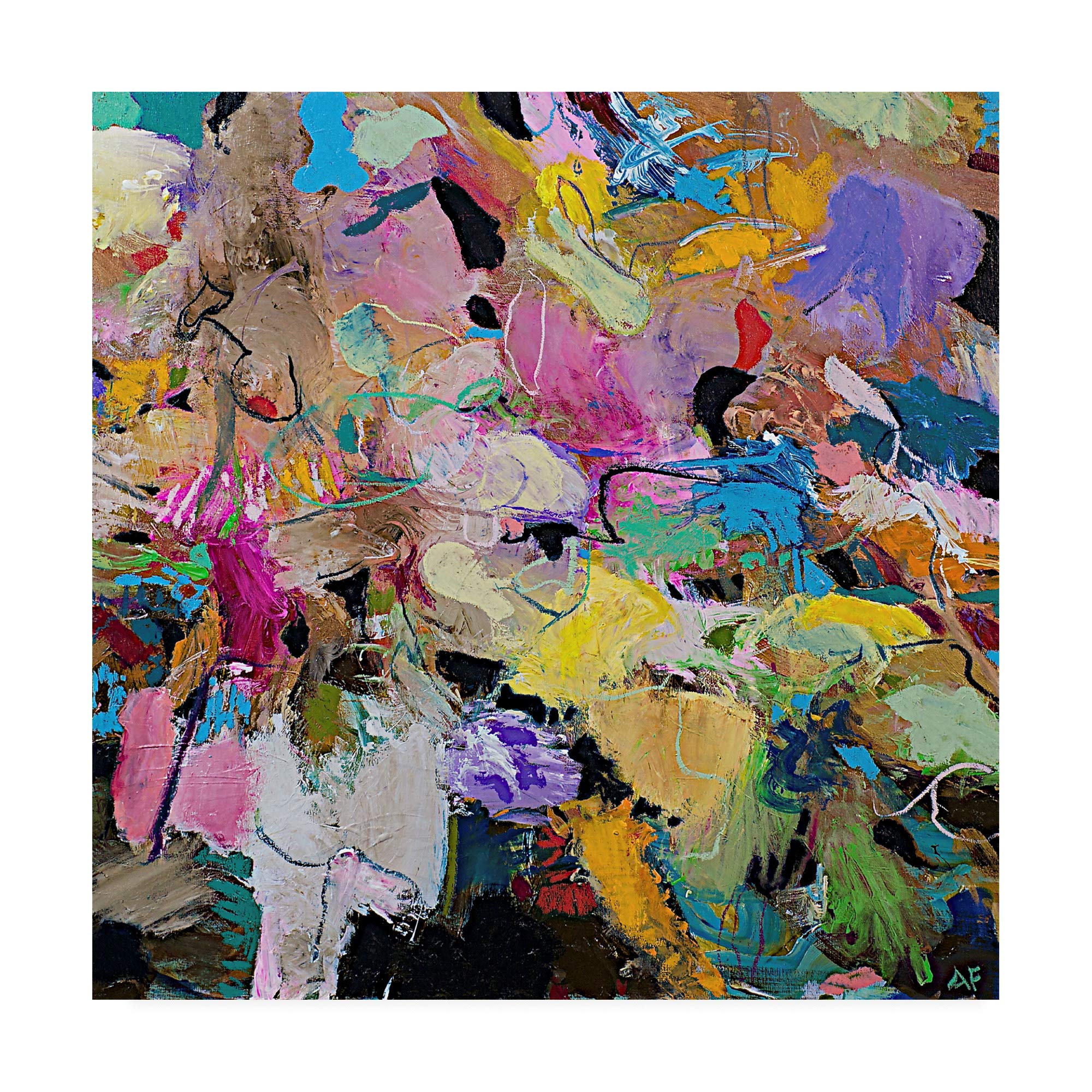 Trademark Fine Art Capri Points by Allan Friedlander, 14x14