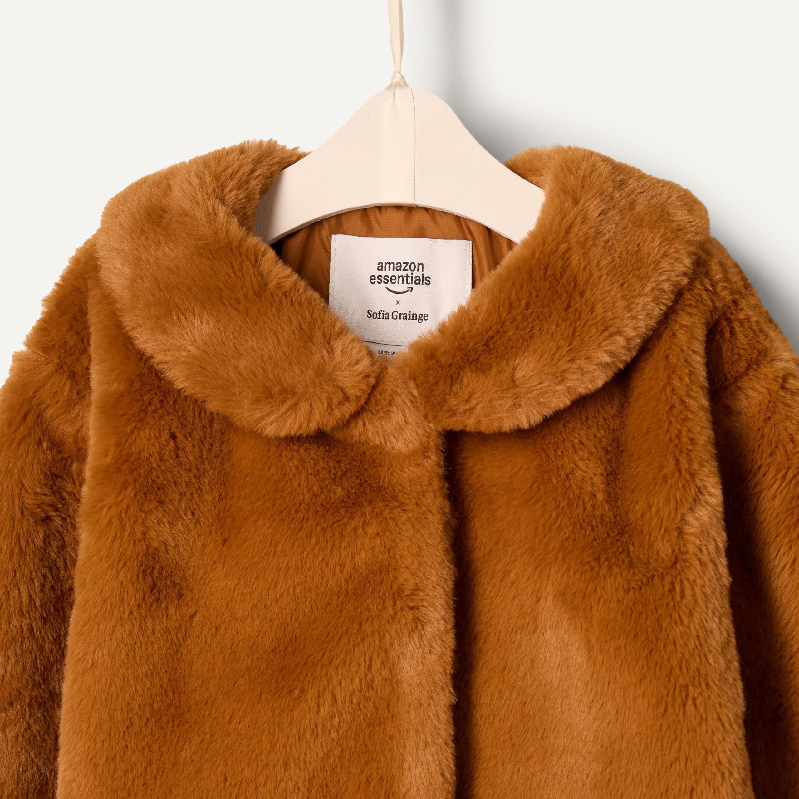 Amazon Essentials Unisex bebé Chaqueta Efecto Pelo