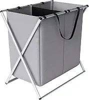 Euro Home - Organizador dobrável de Roupas Sujas com 2 Compartimentos - ORG0693