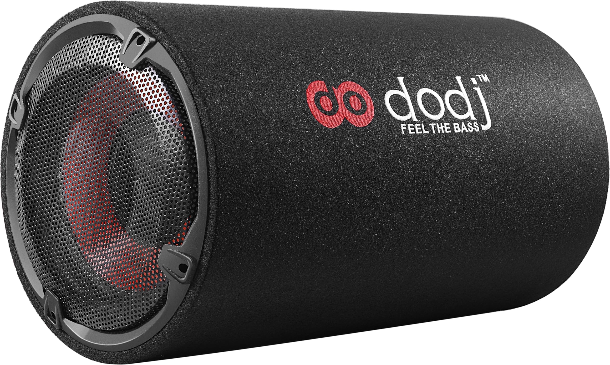 dodj 12 inch Round Active Car Basstube with Inbuilt Imported Amplifier Powered Subwoofer(Peak Power:6800w)-image-21