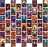 Halloween Greeting Cards, Halloween Card, 50X Retro Postcards, Assortment of Funny Halloween Greeting Cards, 4x6 Inch, Humorous Note Card Set for Hilarity