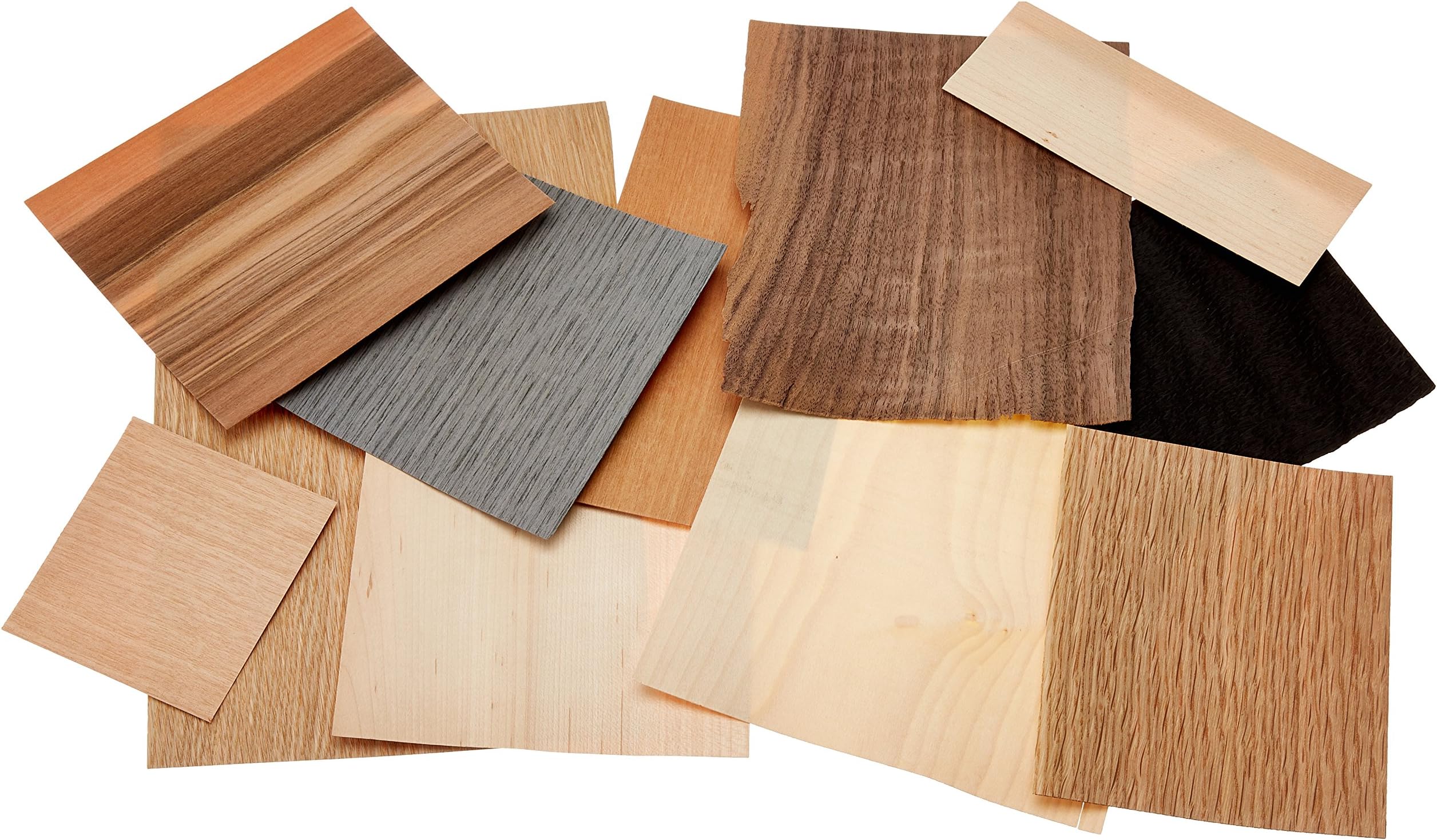 Mould Master Assorted Veneer Wood, Brown, 100 g, 21x3x19 cm (Off Cuts)