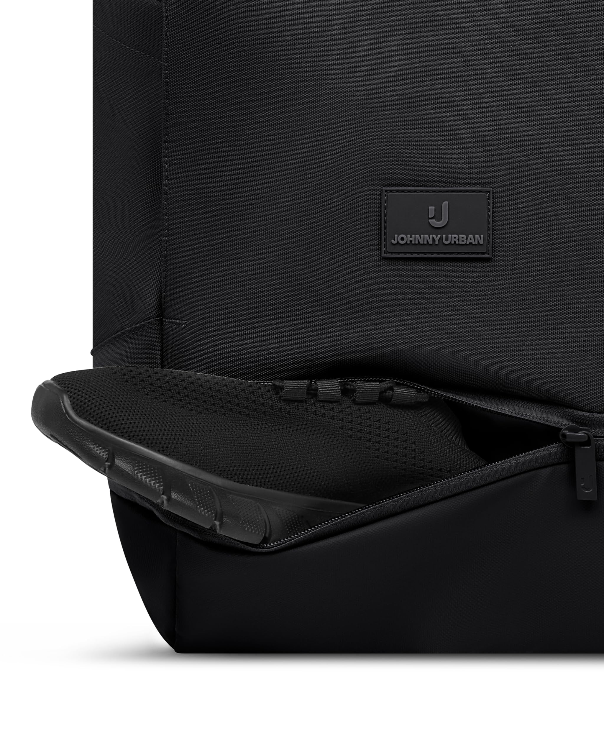 Johnny Urban Finn Large Schwarz - Laptop Rucksack Damen & Herren