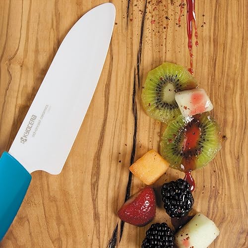 Vista 38 de Kyocera Juego de cuchillos de cerámica Advanced Revolution Series de 3 piezas, amarillo, blanco