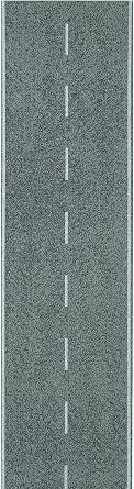 Busch 6039 Tarmac Road 1m Long HO Scale Scenery Kit