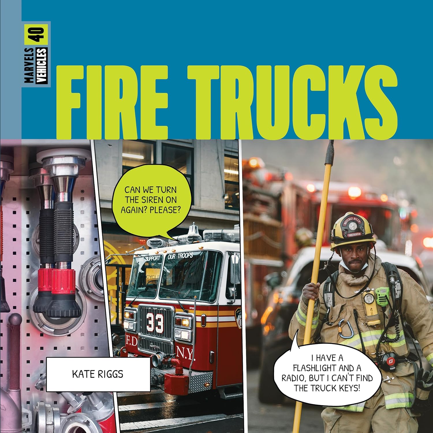 Fire Trucks (Marvels)      Library Binding – July 15, 2025