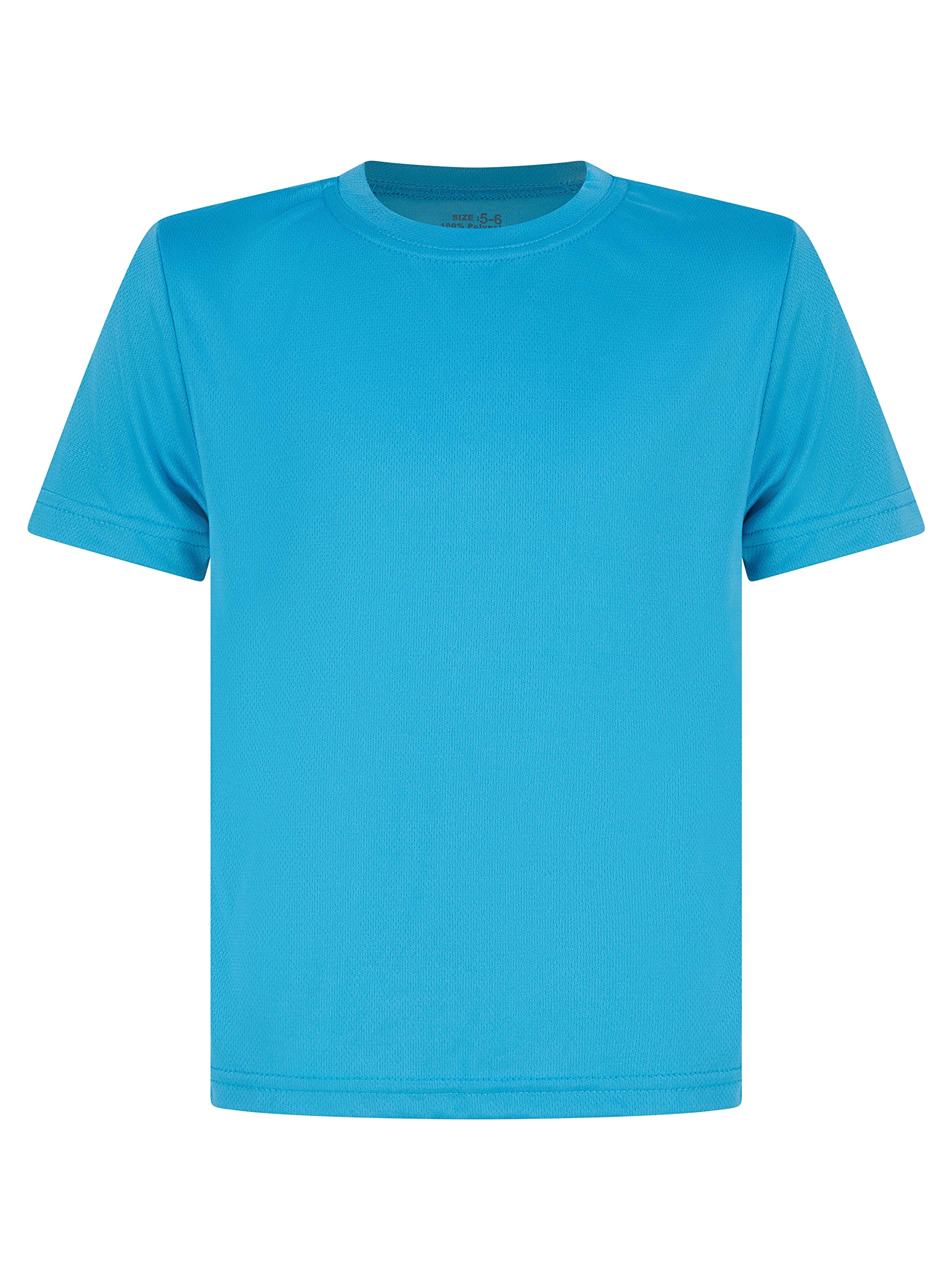 Athletic SportswearKids T Shirts Football Tops Gym Boys Girls School P.E Sports Fitness Running Top T-Shirt