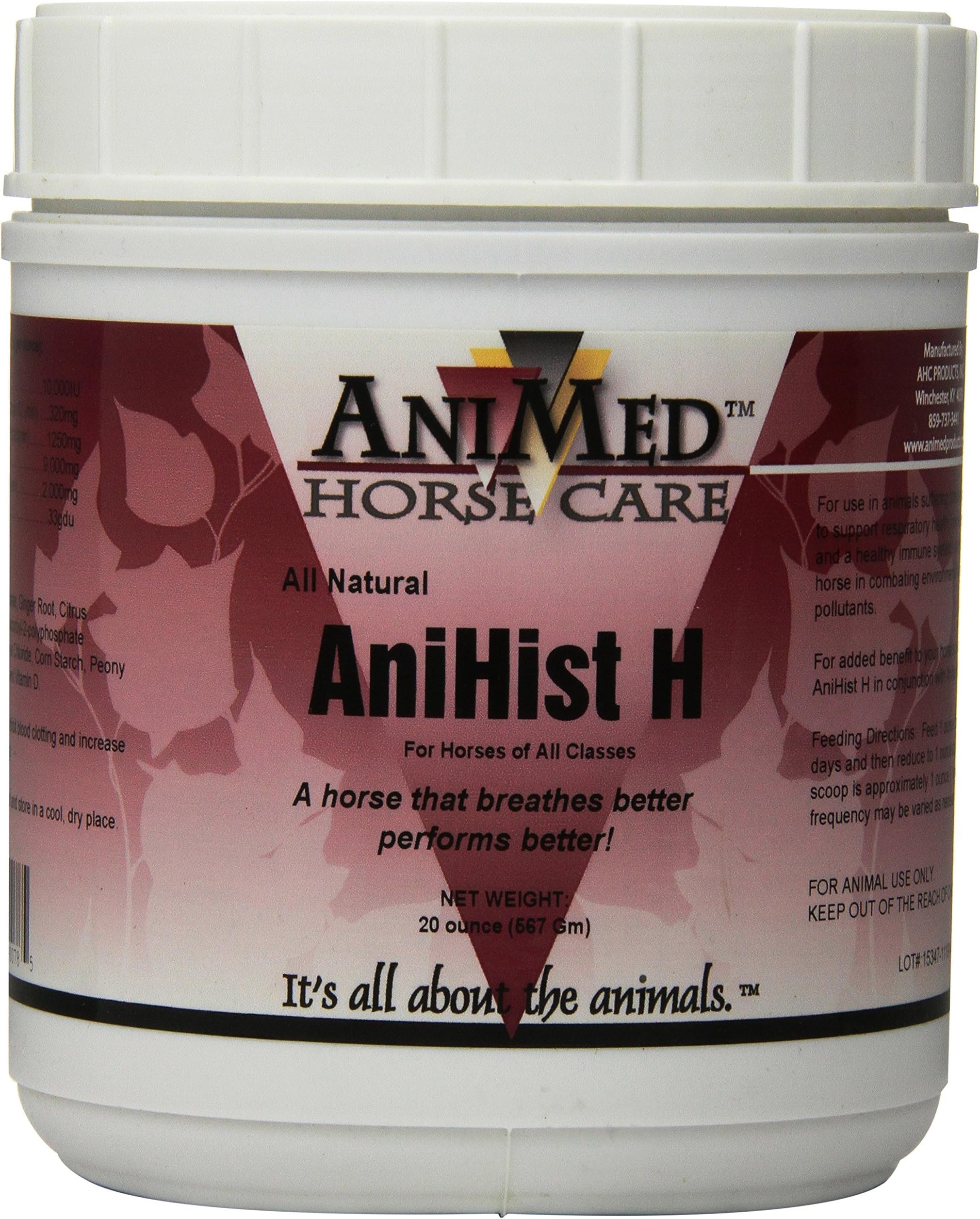 Anihist-H to Support Normal Histamine Levels in Horses, 20-Ounce