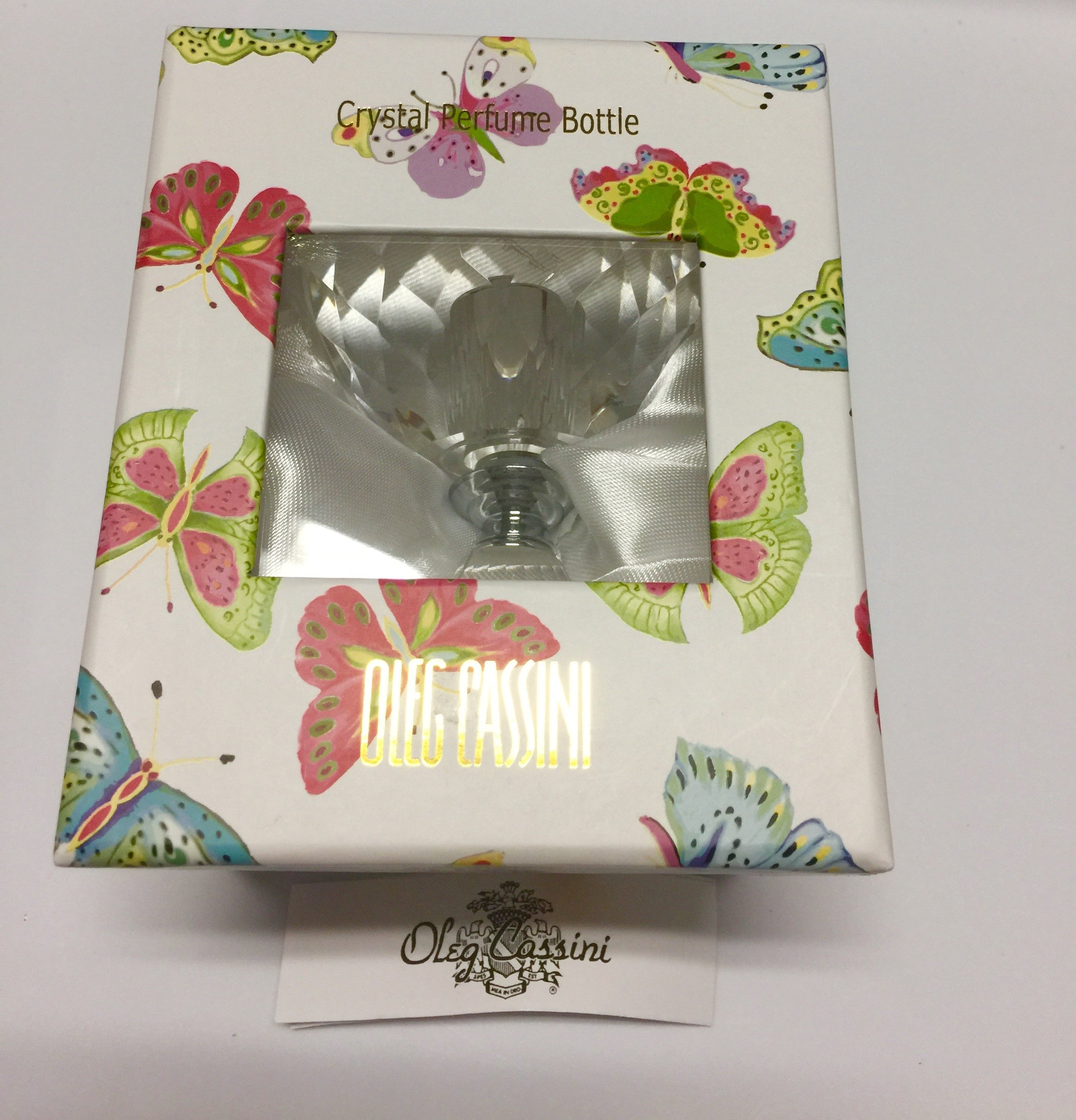 Oleg Cassini Crystal Perfume Bottle, Giselle, #493260