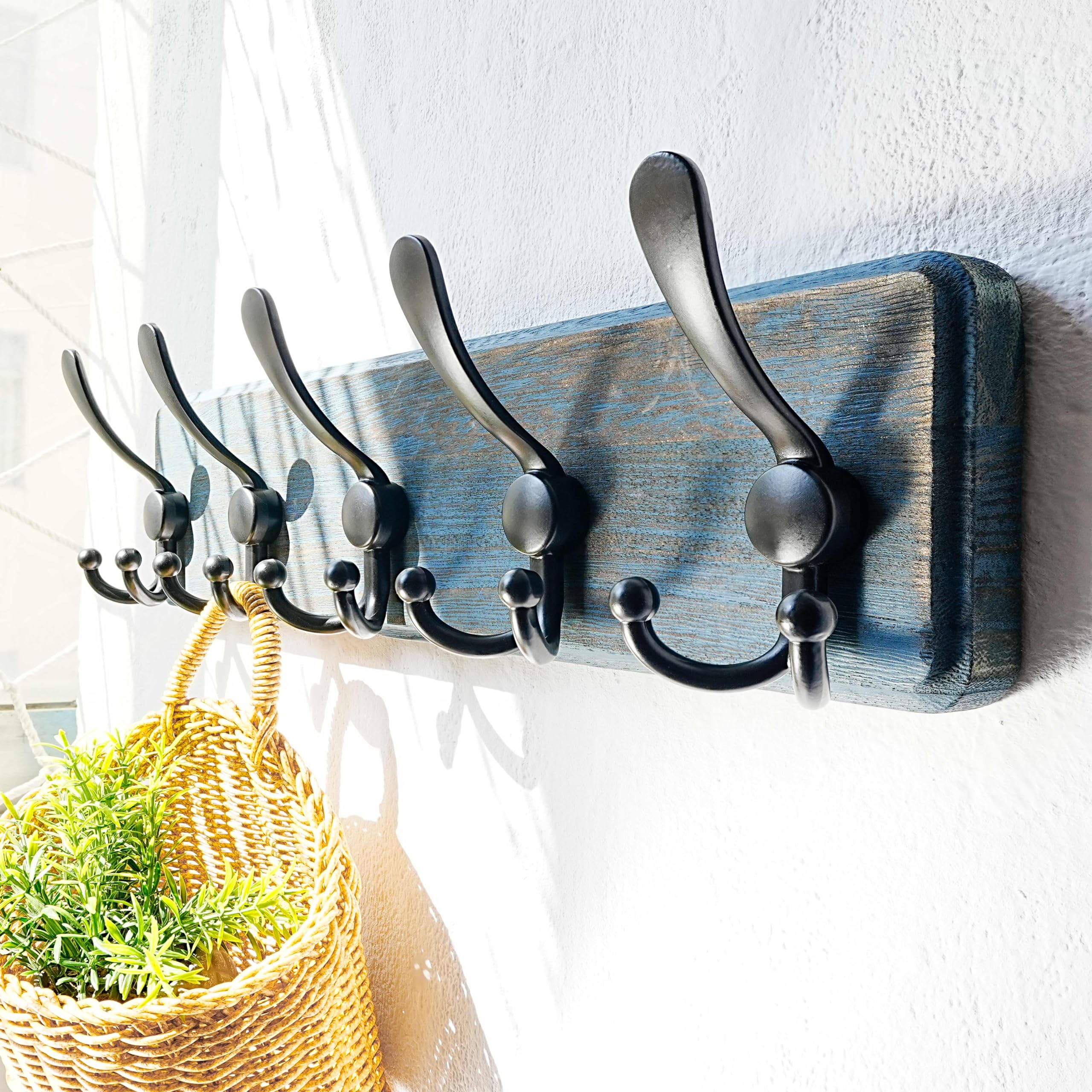 Dseap Coat Rack Wall Mount, Patented, Heavy-Duty - Image 2