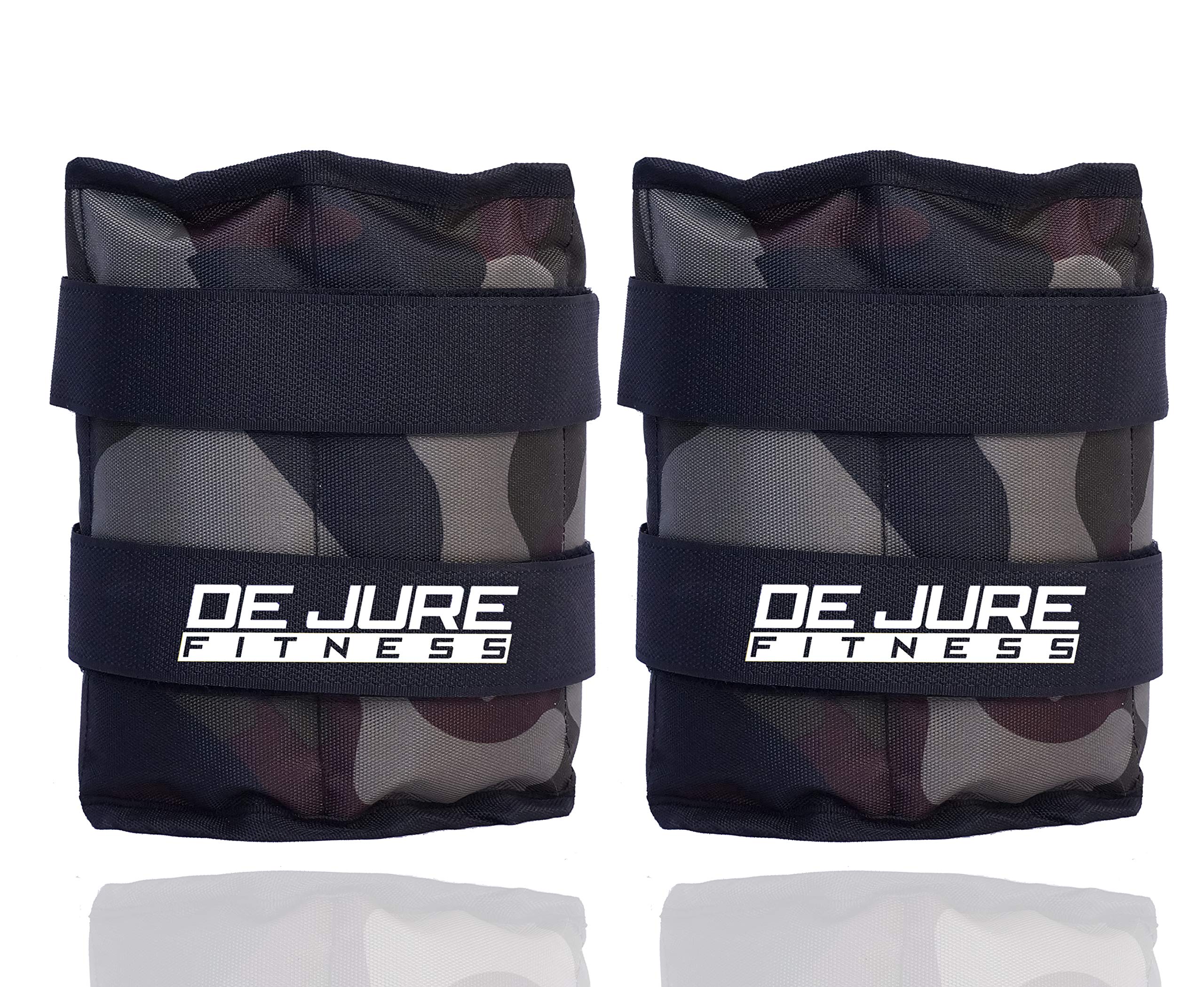 De Jure Fitness Ankle Weight Set, Wrist Weight Set, Leg Weight, Adjustable Strap, 2.5KG Pair (2.5Kg x 2 = 5kg) (E) Camouflage (B08W56N89M) Amazon Price History, Amazon Price Tracker