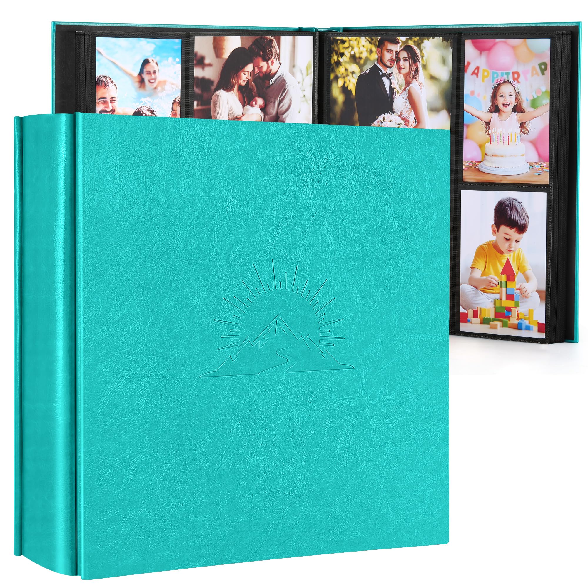 DazSpirit Photo Album 6x4 1000 Pockets Slip-in Faux Leather Picture Album
