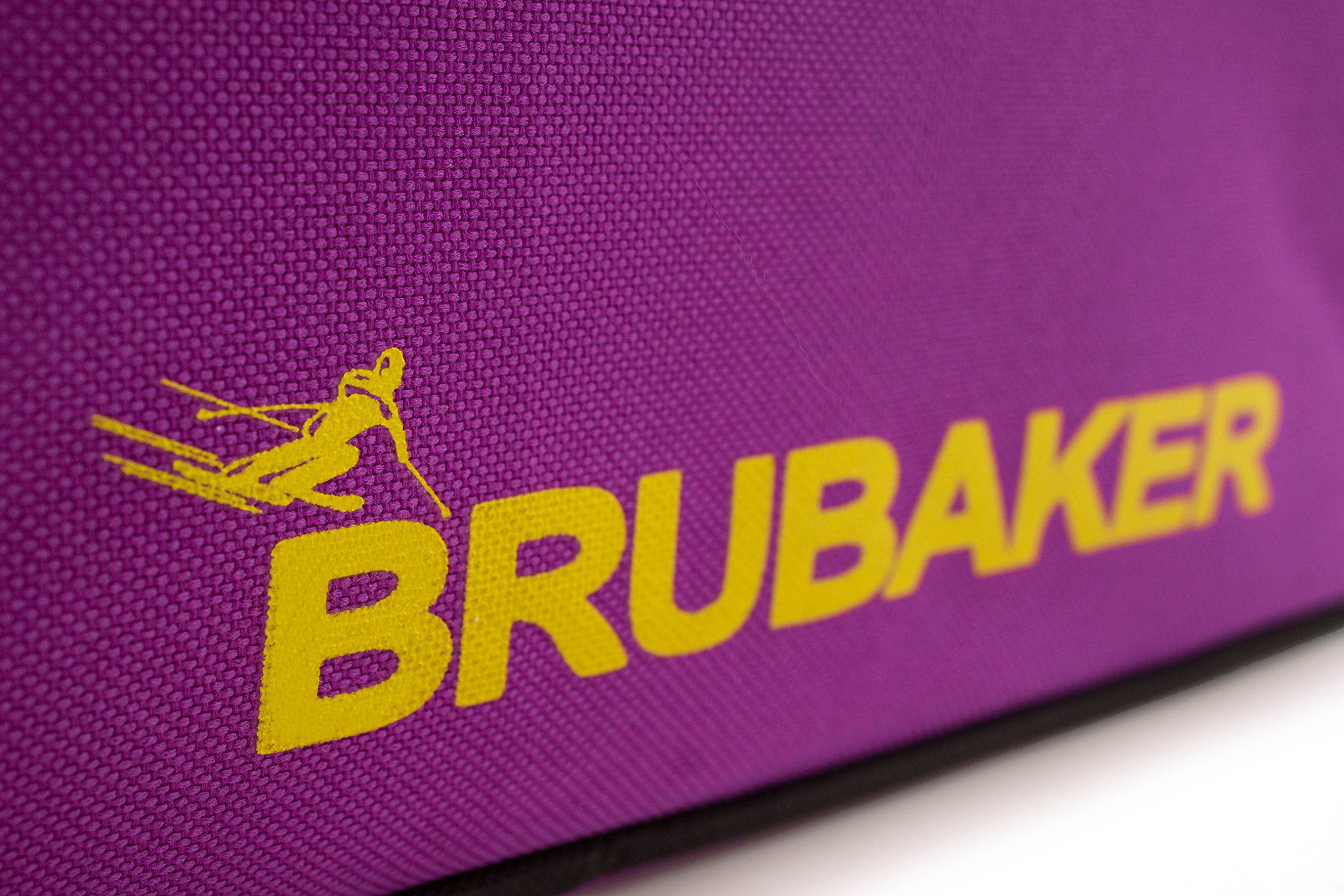 Brubaker 'Super Function 2.0' Borsa per Scarponi da Sci con Scomparto Casco Colore Viola/Giallo