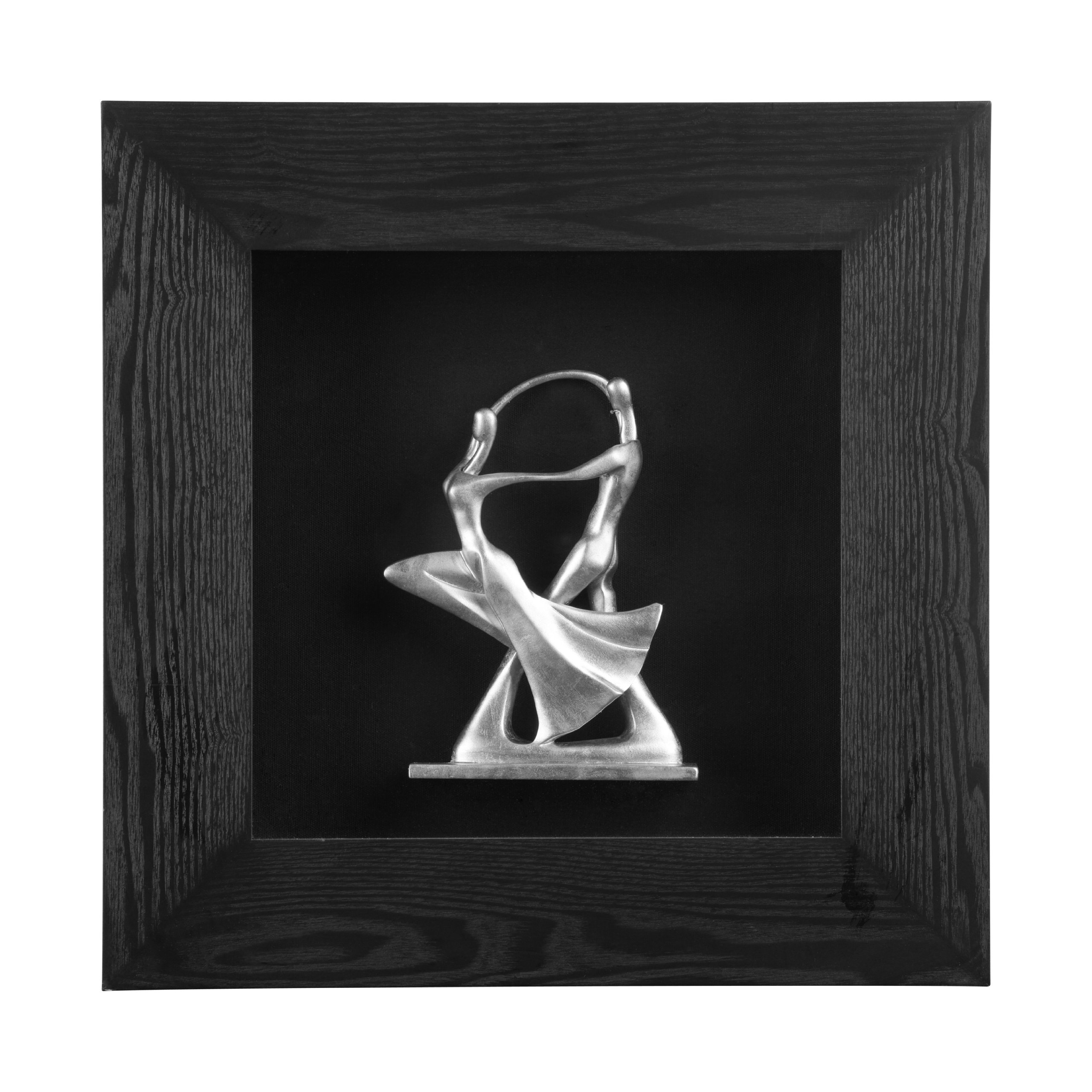 Idée cadeau décoration murale couple dansant sous cadre noir pour un mariage