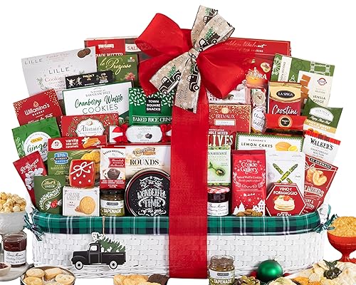 Canasta de regalo de extravaganza navideña de Wine Country Gift Baskets