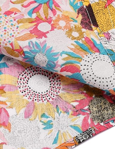 Miniatura 6 de COOFANDY - Camisa hawaiana tropical para hombre, de manga corta, con botones, para uso casual, con bolsillo, estampado floral, para la playa