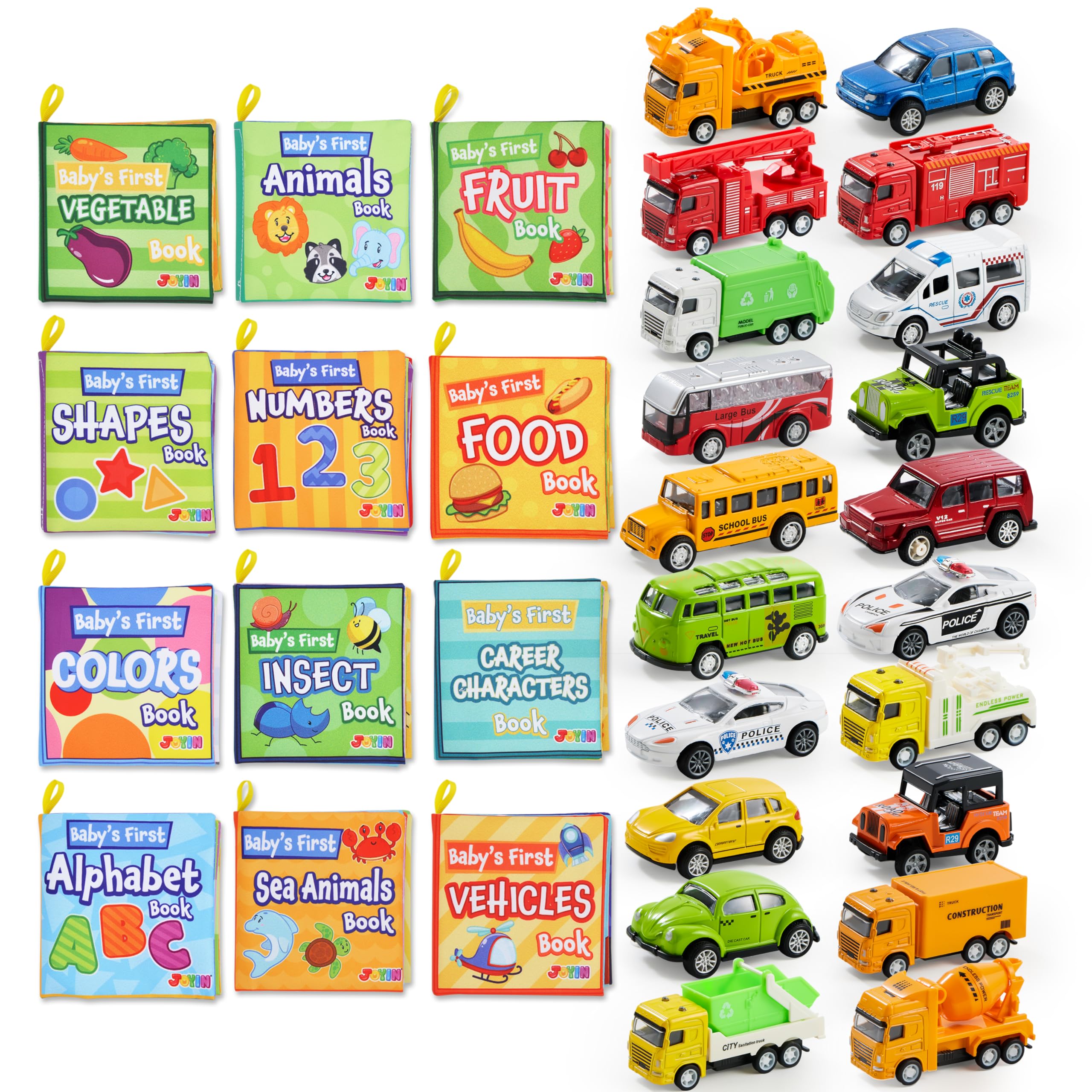 Amazon.com: JOYIN 20PCS Die Cast Metal Pull Back Toy Cars with 12