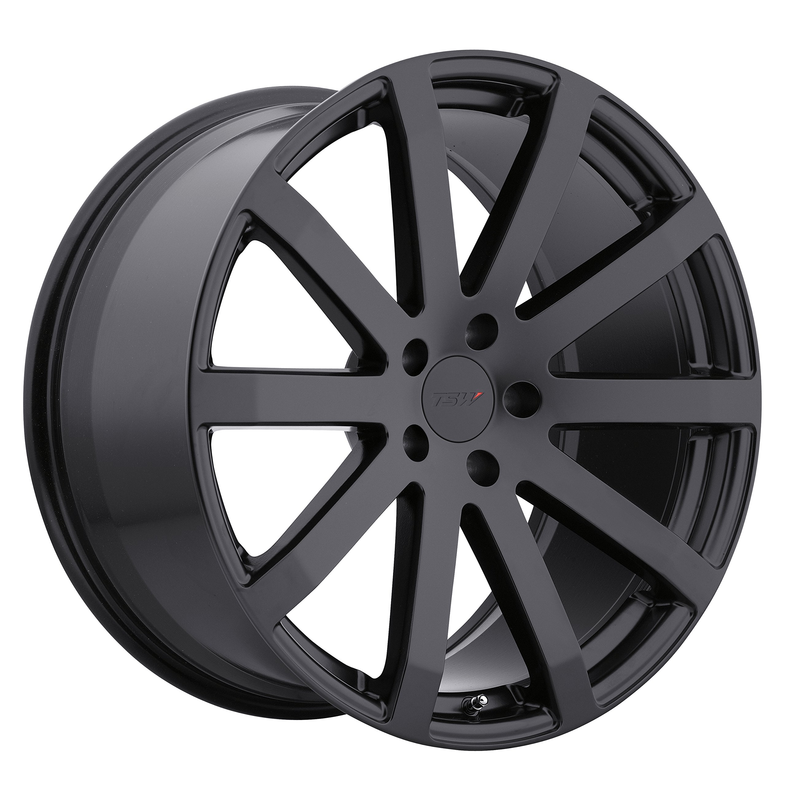 TSW BROOKLANDS Black Wheel with Painted Finish (19 x 8. inches /5 x 112 mm, 32 mm Offset)