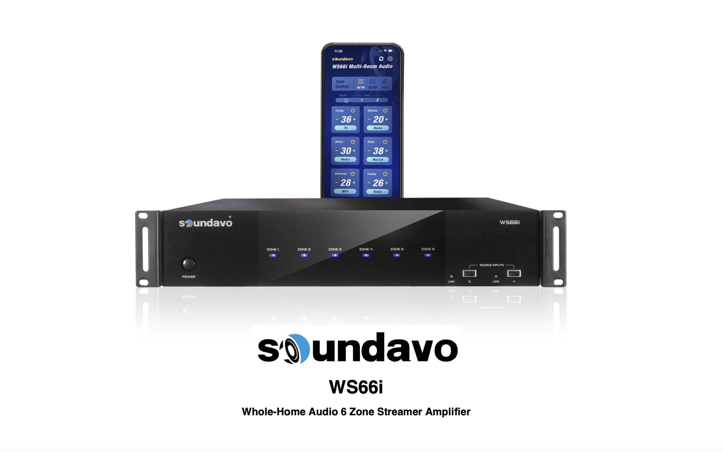 Amazon.com: WS66i (AMP Only)- 6 Source x 6 Zone Multi-Room Audio