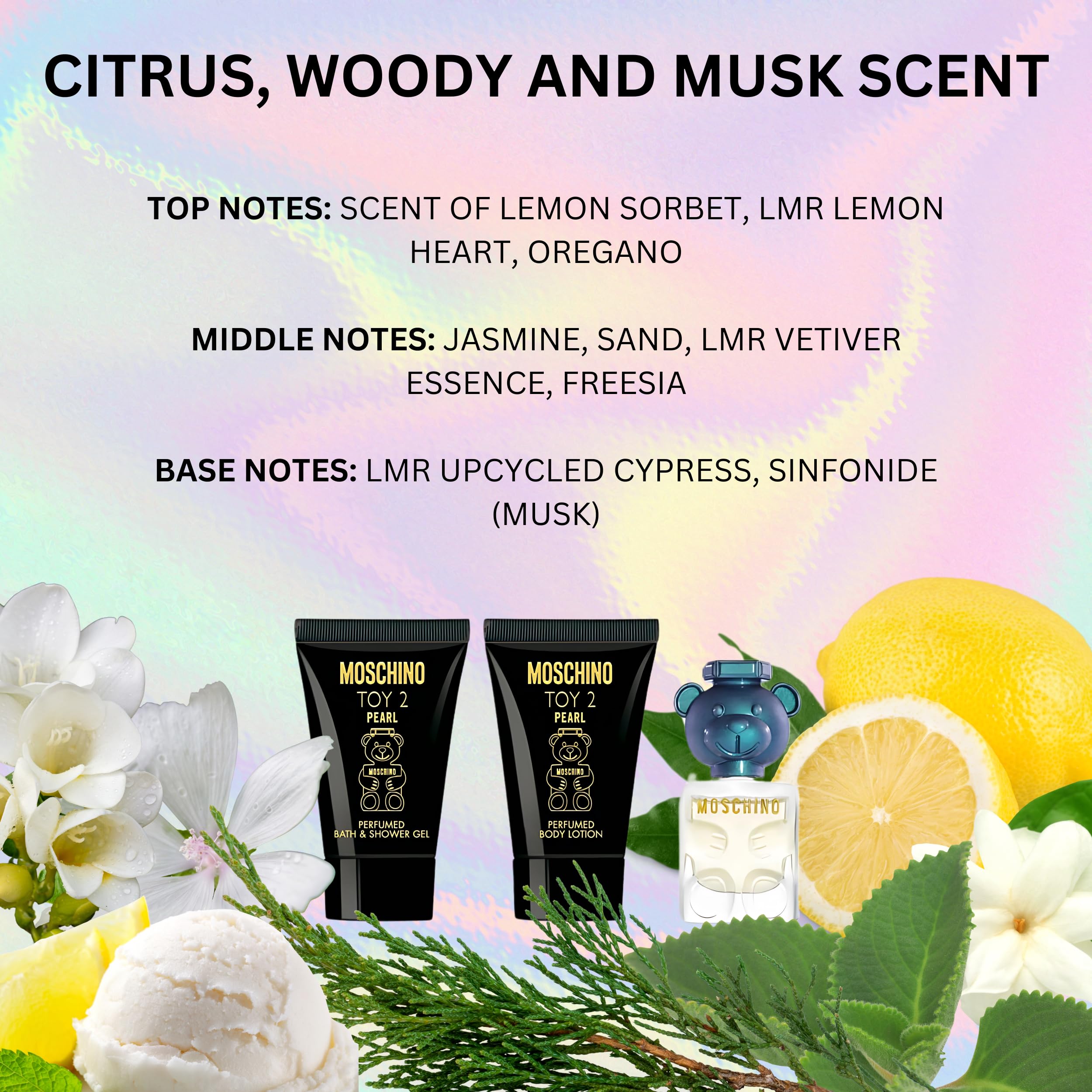 Moschino Toy 2 in Pearl Perfume for Women Gift Set Mini Splash Trio 0.17 Fl Oz