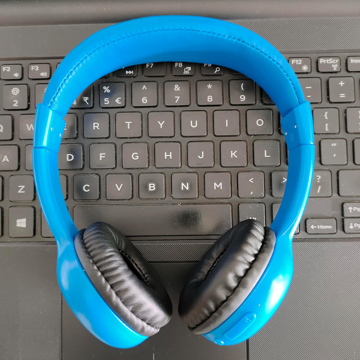Kids Wireless Headphones, Over-Ear Design with Bluetooth 5.0, Adjustable Over-Ear Design, Available in Blue, Black, Pink (Blue)