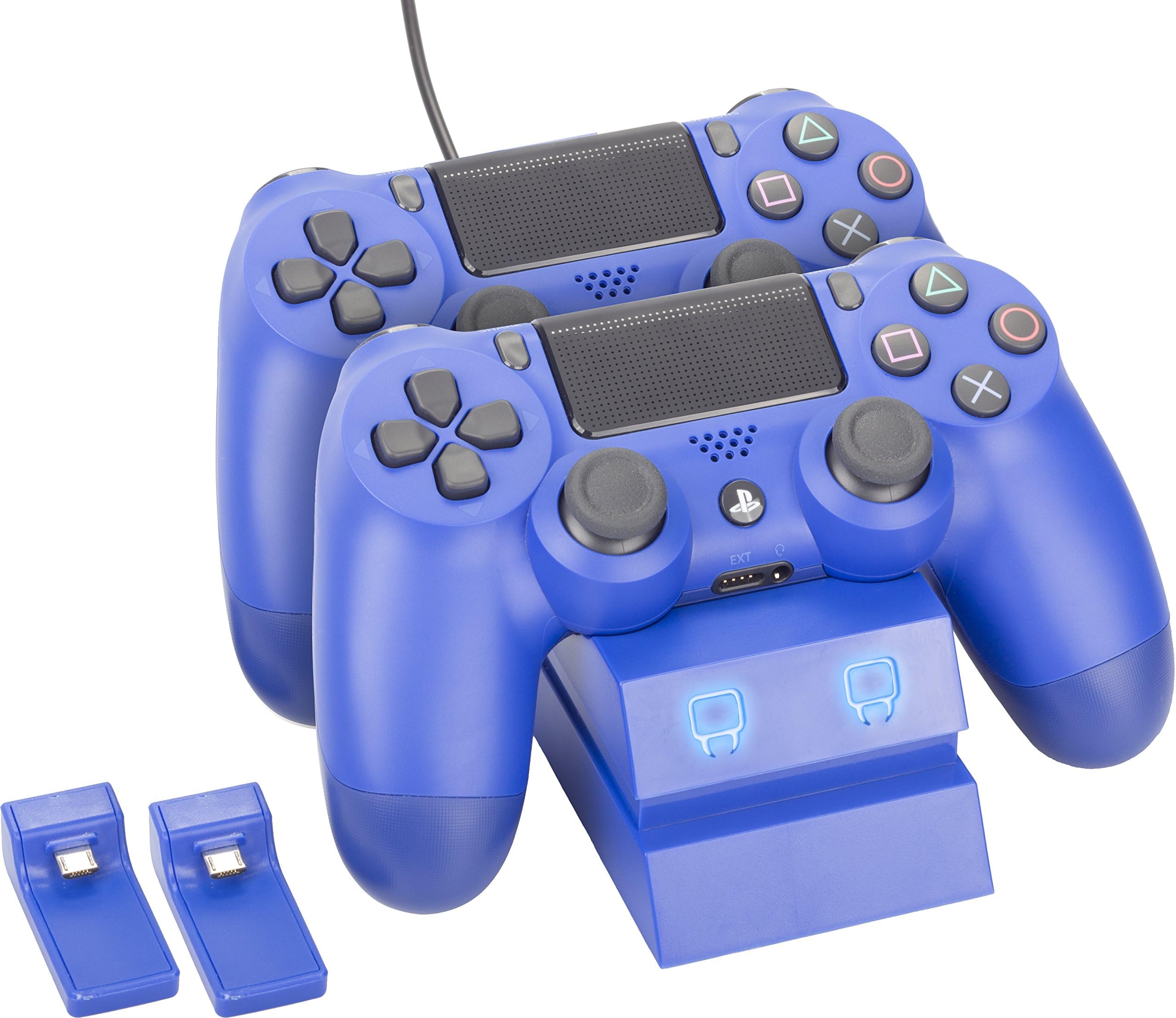 ACCESSOIRE CONSOLE VENOM TWIN DOCKING STATION BLUE PS4 VS2738