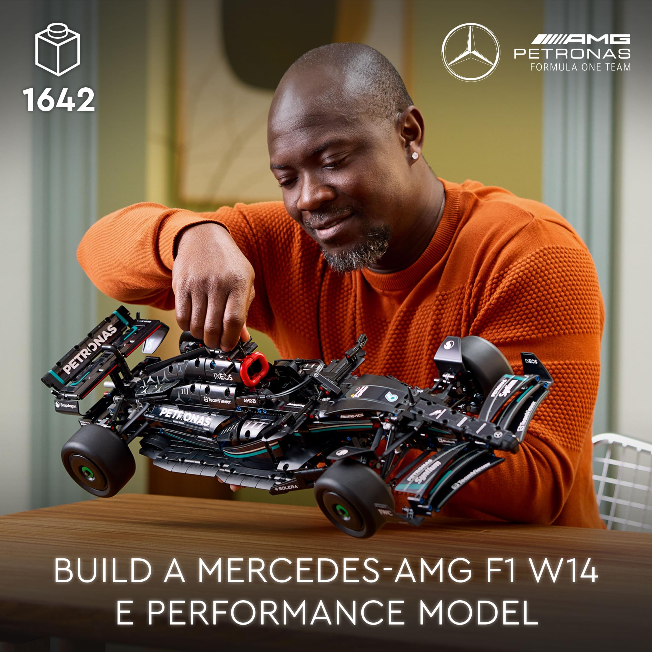 LEGO Technic Mercedes-AMG F1 W14 E Performance, Modellino da Costruire di Auto da Corsa per Adulti, Macchina in Scala 1:8, Kit Modellismo Supercar, Idea Regalo per Lui, Lei, Marito o Moglie 42171