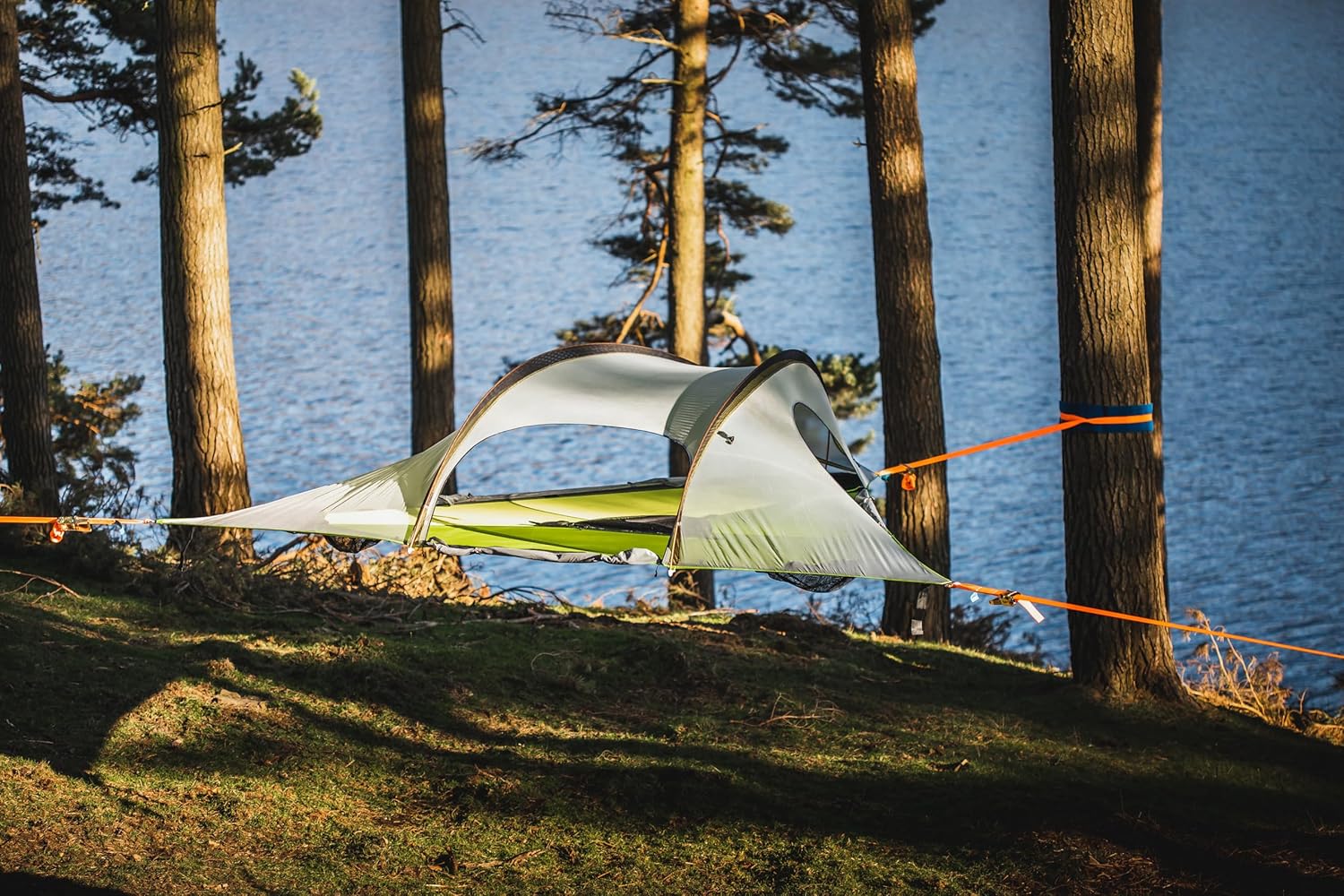 Tentsile Stingray V3 Tree Tent, Camping Hammock Tent, 3P Capacity, Portable Tree House Shelter for Campers, Backyards, Campgrounds, Designed in The UK