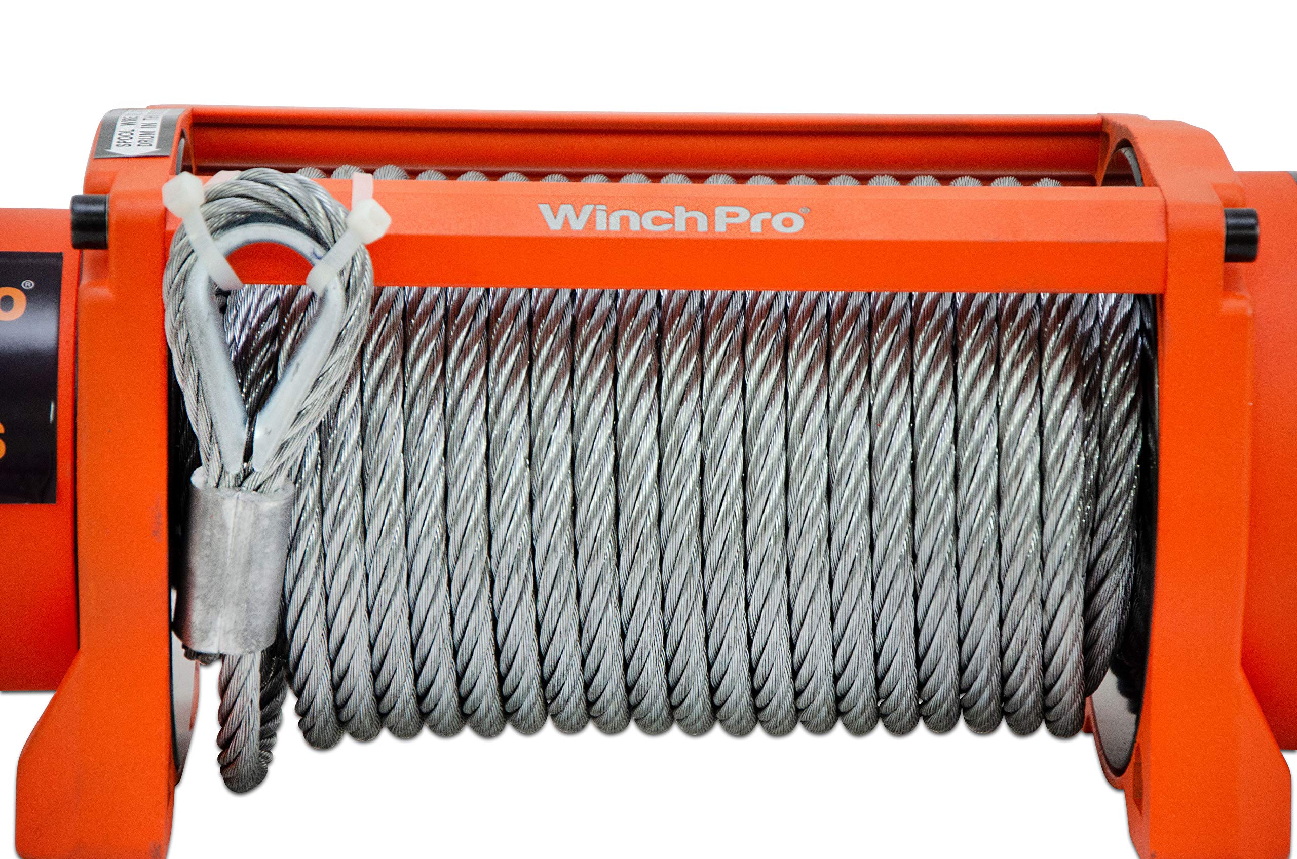 Cabrestante Eléctrico 12V 5900kg/13000lbs, 26m De Cuerda De Acero, 2 Mandos A Distancia Incluidos (1 Inalámbrico, 1 De Cable), Para Offroad, 4x4, Grúas
