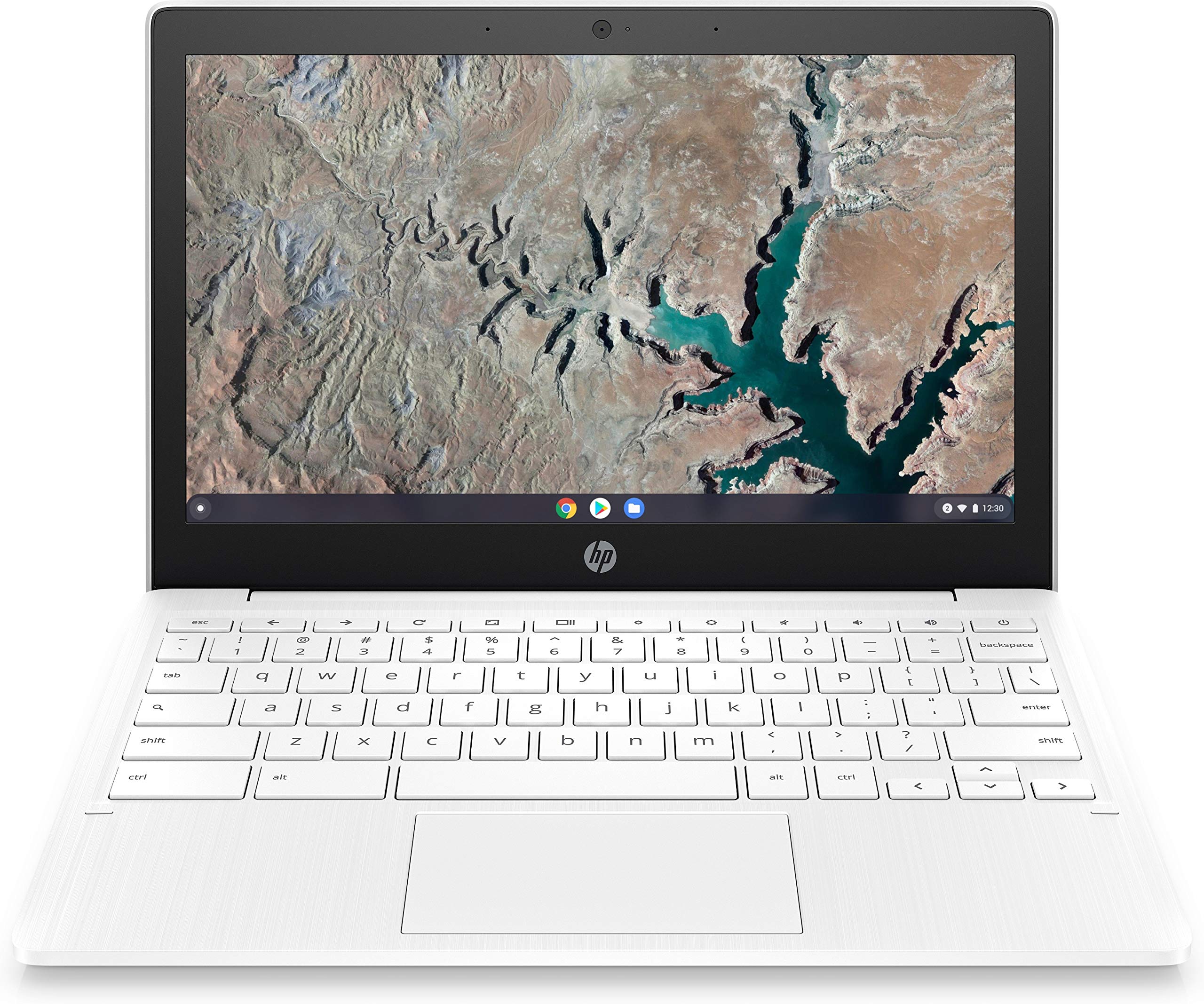 HP Chromebook Computer portatile, 11.6 Inch HD Screen Mediatek MT8183, 4GB di RAM, 32GB eMMC, Chrome OS, 11a-na0101nd, Bianco