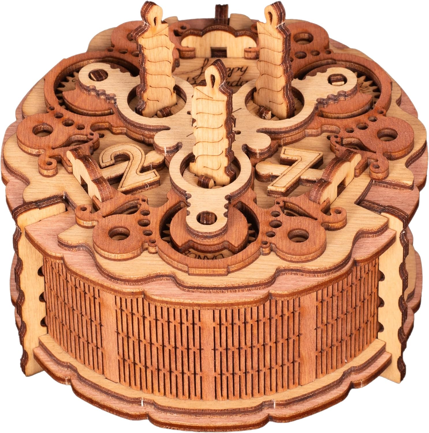 iDventure Birthday Cake Puzzle Box – 3D Gift Box for Adults – Money Holder Puzzle Game – Escape Room Brain Teaser for Men & Women