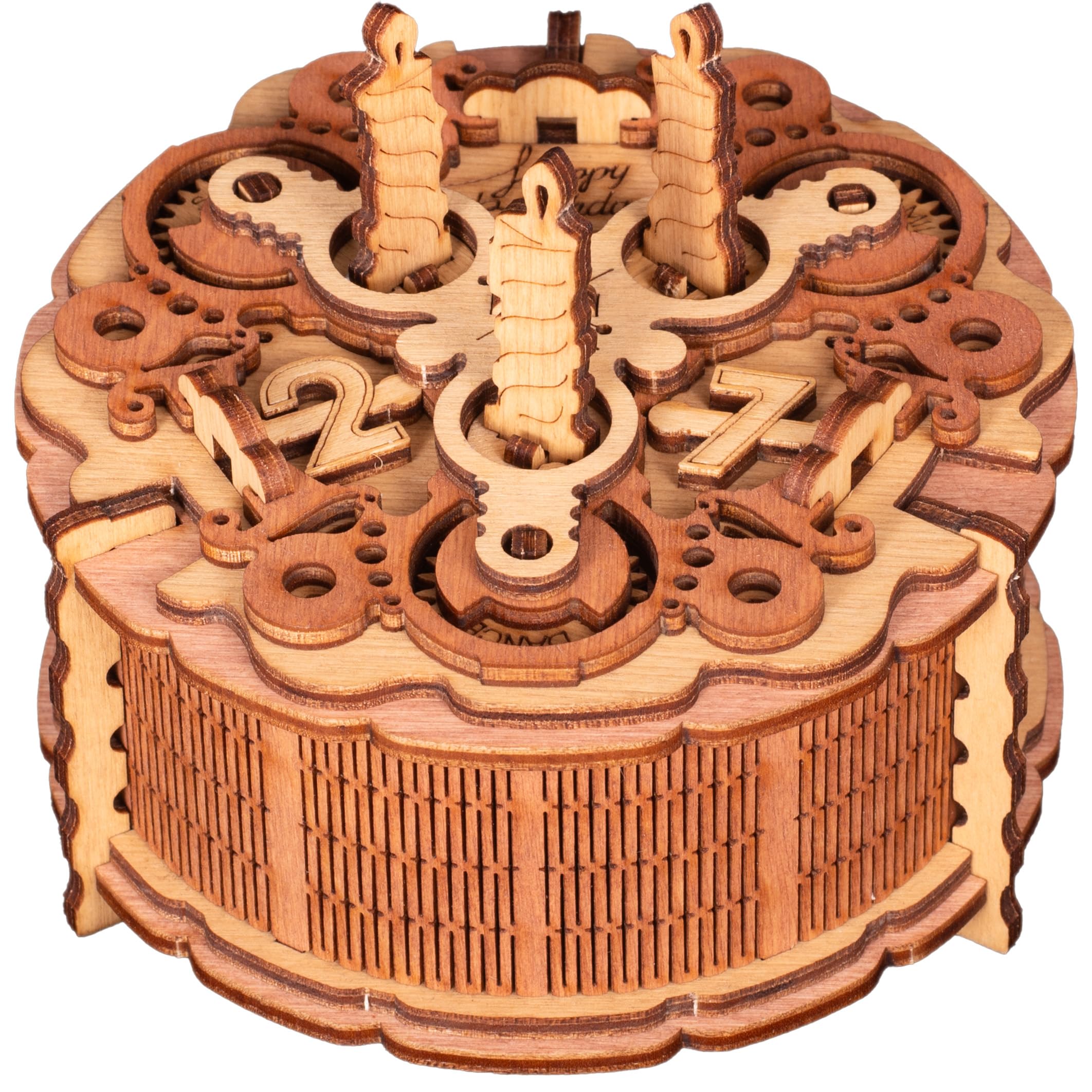 iDventure Birthday Cake Puzzle Box – 3D Gift Box for Adults – Money Holder Puzzle Game – Escape Room Brain Teaser for Men & Women