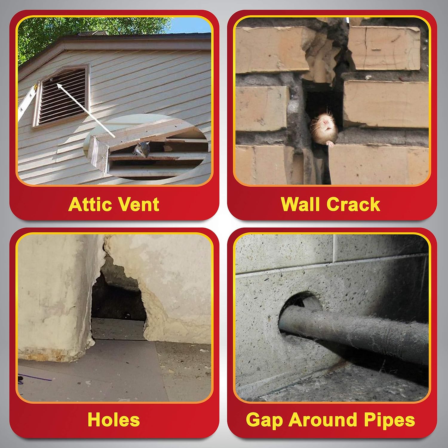 MAPORCH Steel Wool 2 Pack - 3.2"x7.5 Ft Fill Fabric, Gap Blocker, Protects Against Animals in Holes, Pipelines, Wall Cracks, and Vents for Garden, House, Garage