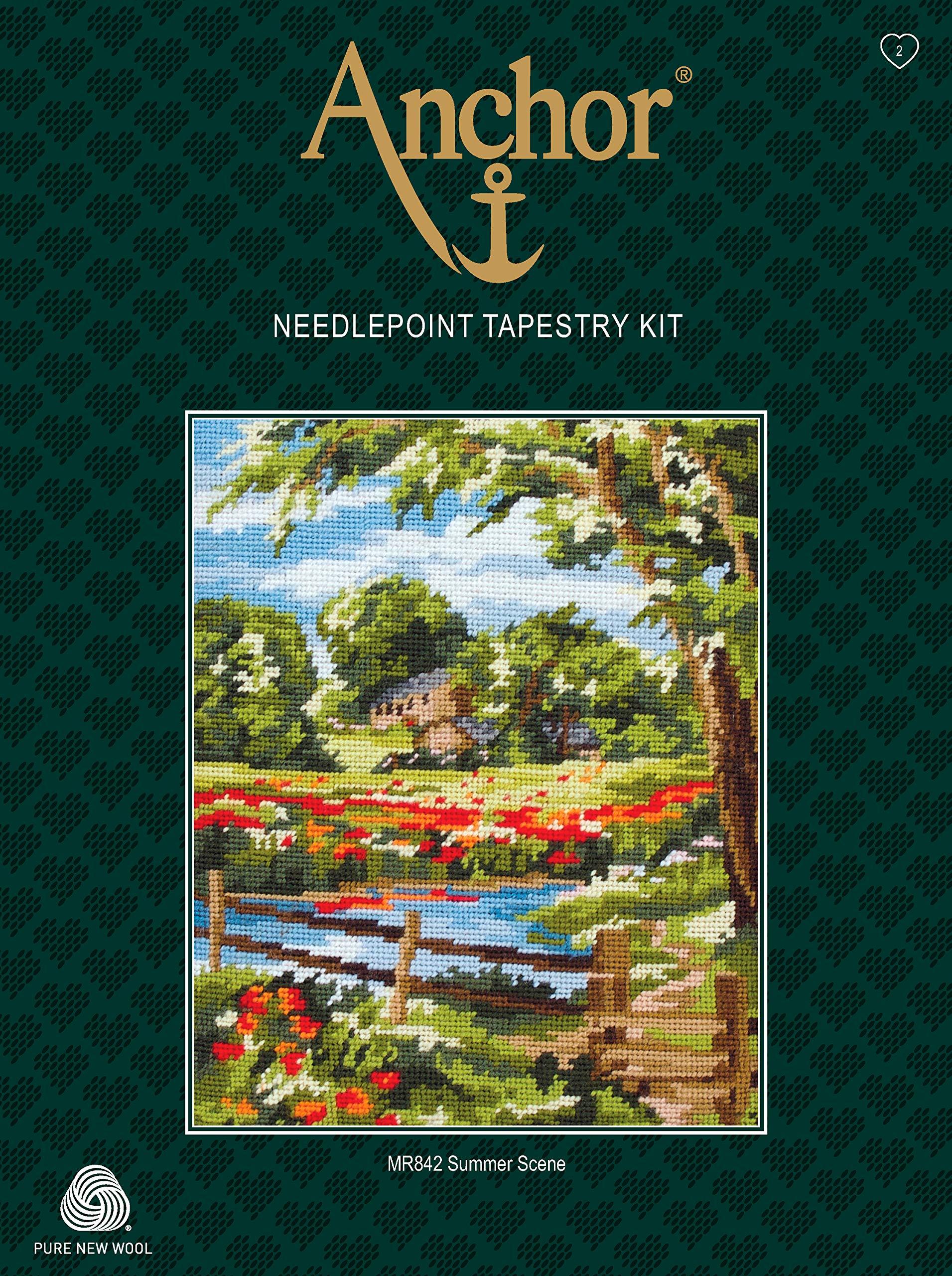 Anchor MR842 Tapestry-Summer Scene, Multi-Colour, 20 x 25cm