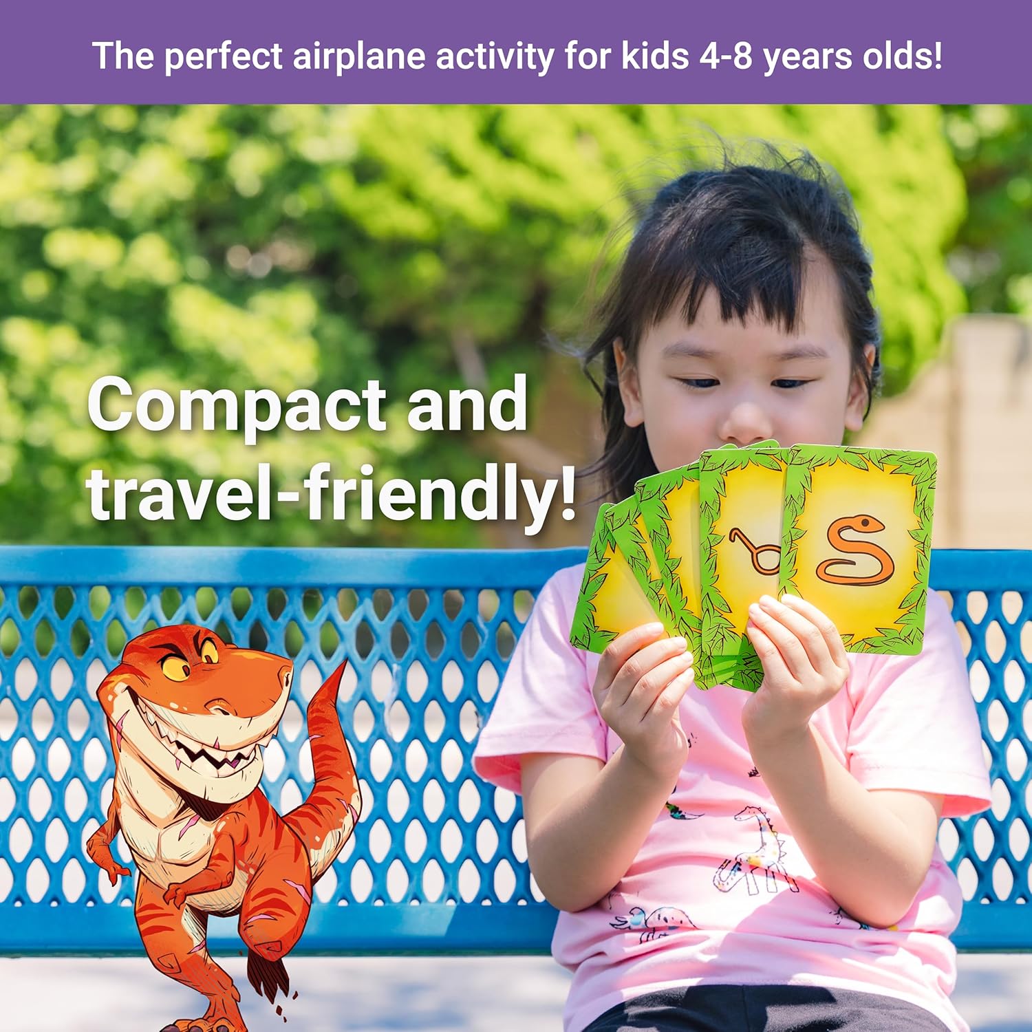 Ravensburger Dinosaur Island Eye Found It! Card Game - Fun Dinosaur Spot It Game for Kids & Families - Promotes Focus and Memory - Ages 4+
