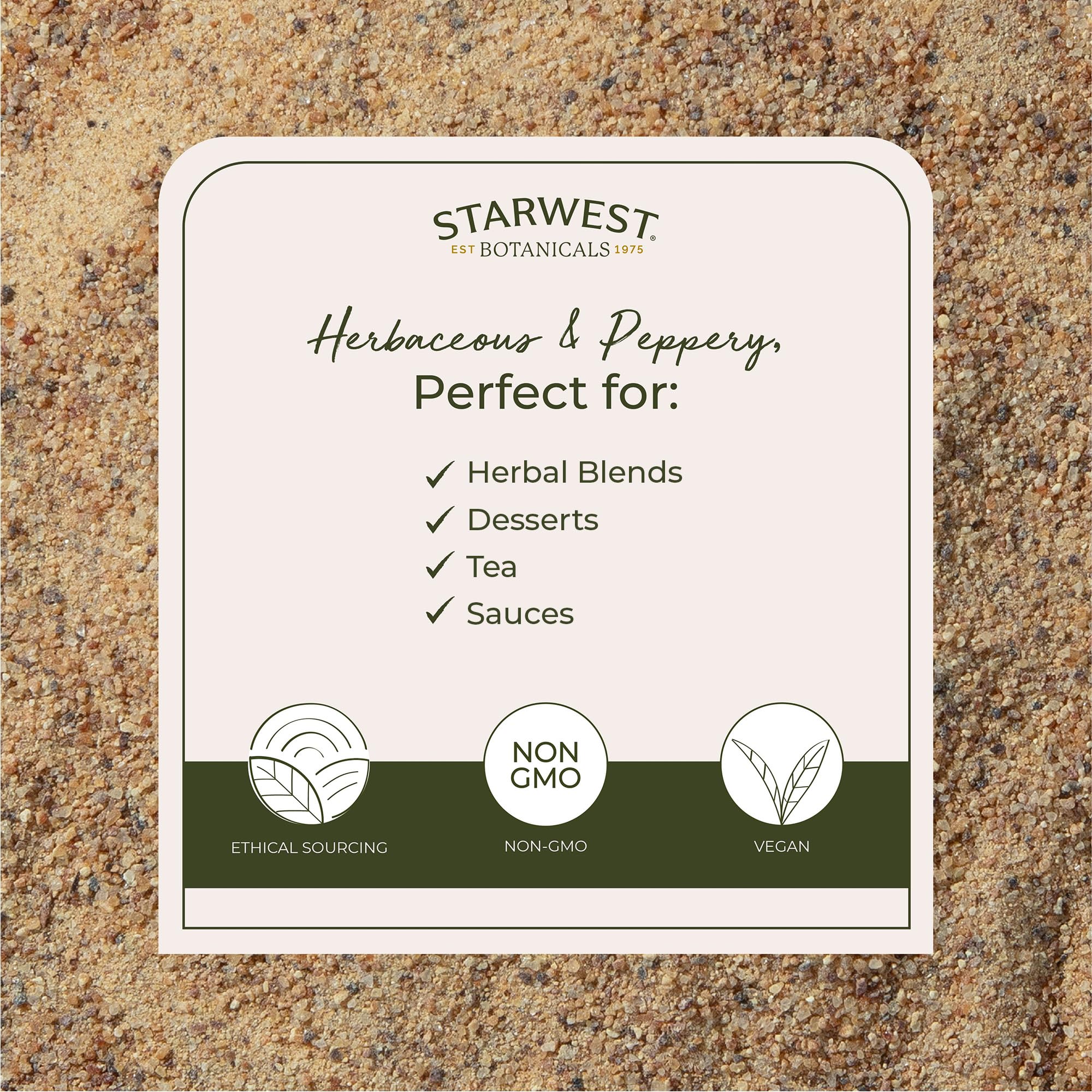 Starwest Myrrh Gum Powder Wildcrafted - 4 Oz